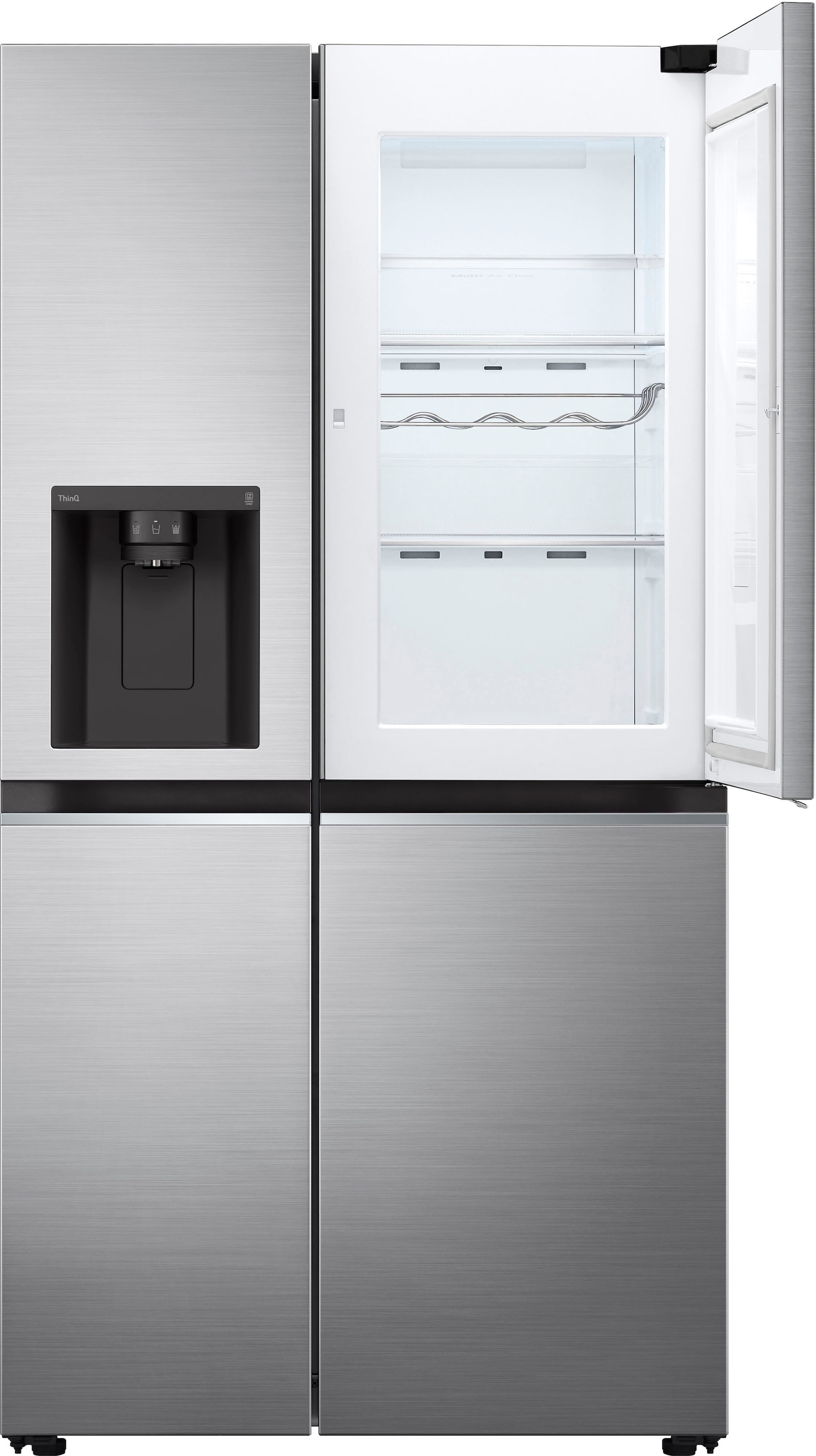 LG Side-by-Side »GSJV71PZLE«, interner Wassertank - kein Festwasseranschuss nötig