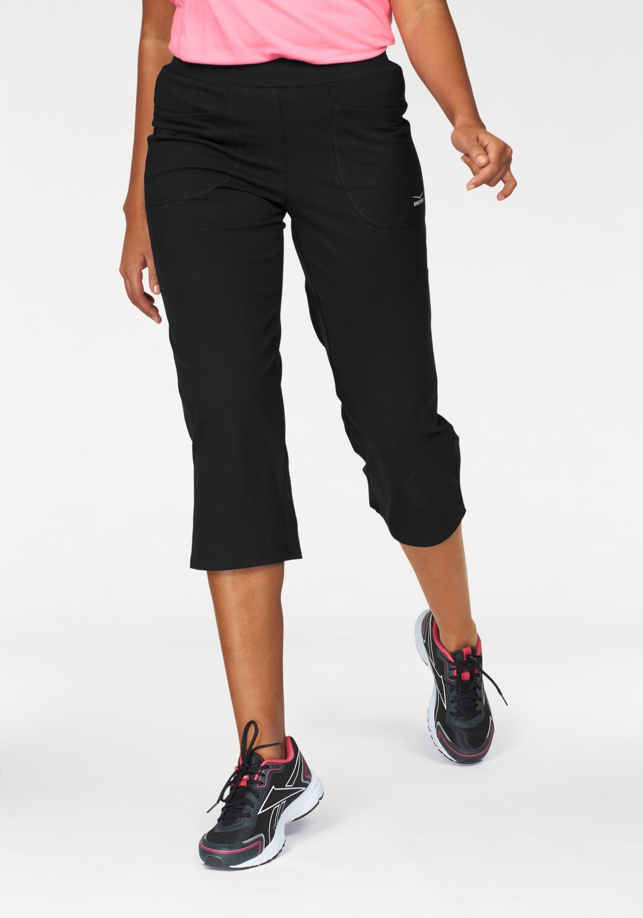 Venice Beach 3/4-Hose, Elastisches Material mit Seitentaschen in 3/4 Länge günstig online kaufen