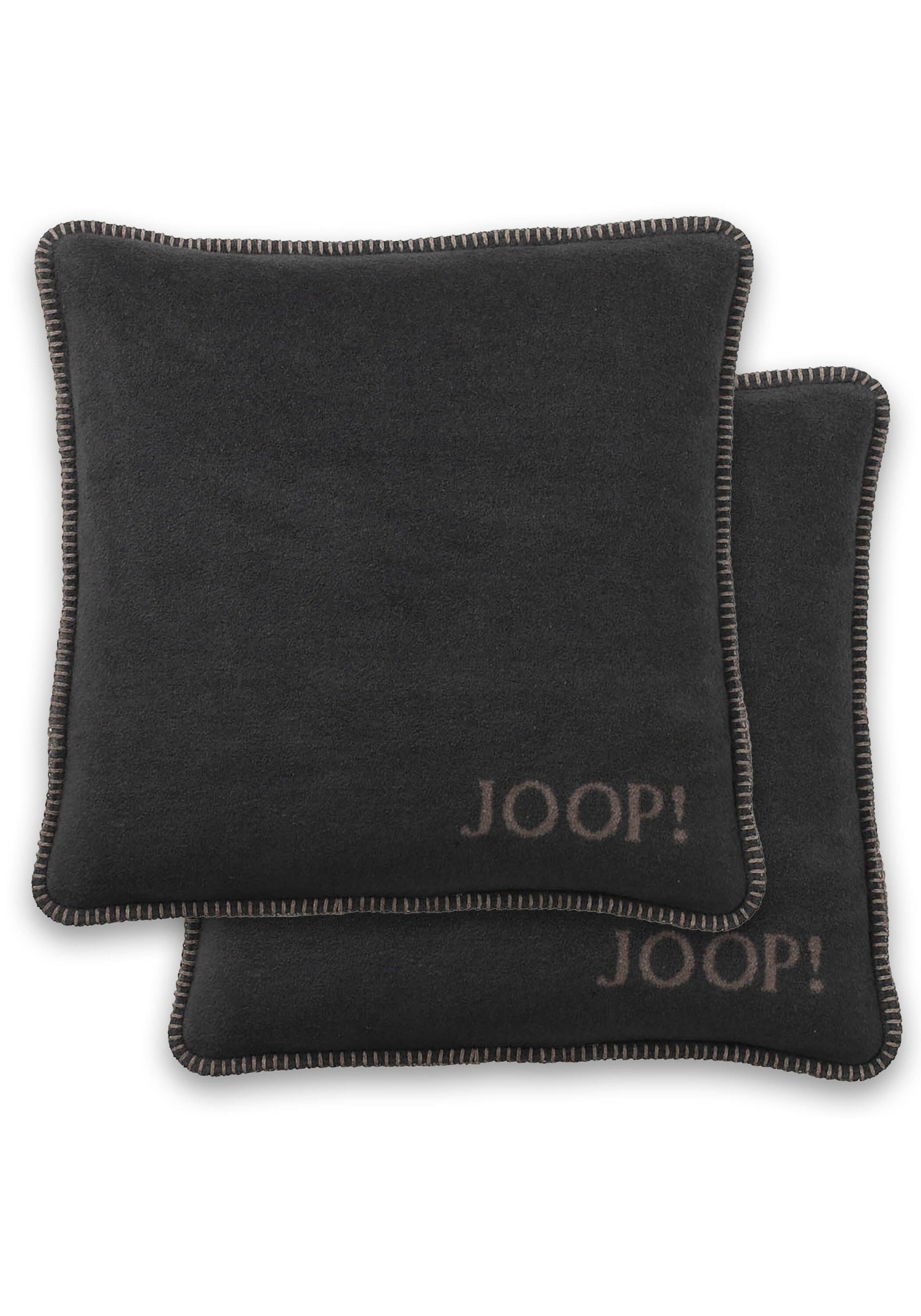Dekokissen JOOP, B:50cm, braun, Obermaterial: 58% Baumwolle CO. 35% Polyacryl PAN. 7% Polyester PES., Dekokissen_Sitzkissen_Kissenhüllen,