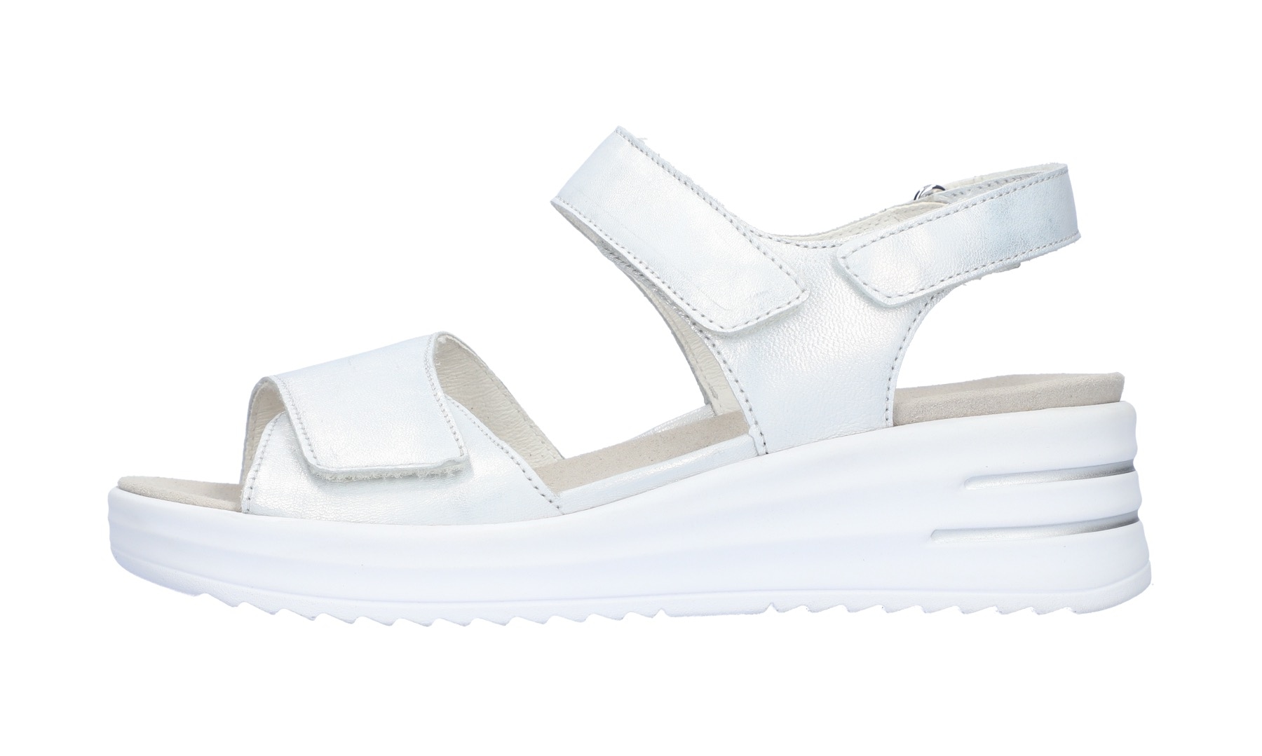 Waldläufer Keilsandalette »H-DINA«, Sommerschuh, Klettschuh, Bequemschuh in Komfortweite H (= sehr weit)