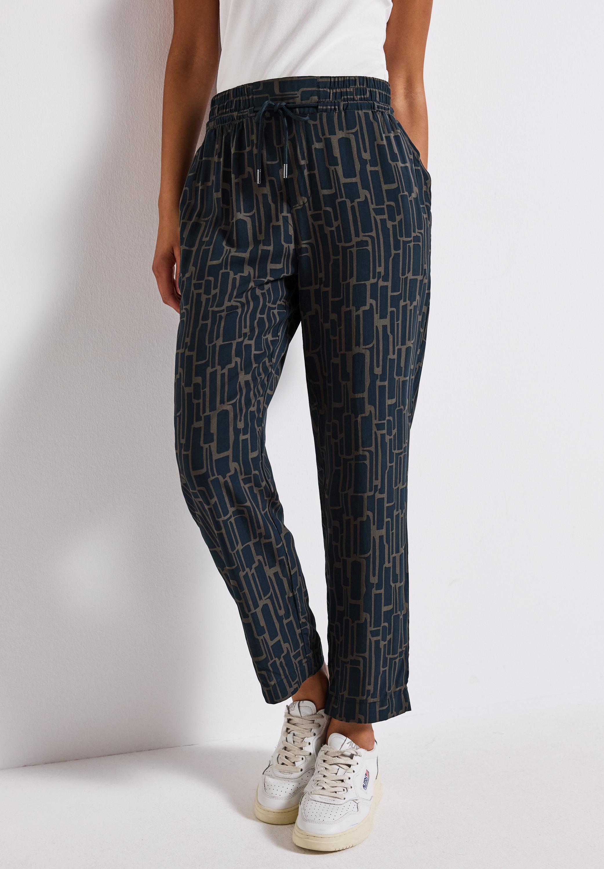 STREET ONE Jerseyhose  Middle Waist