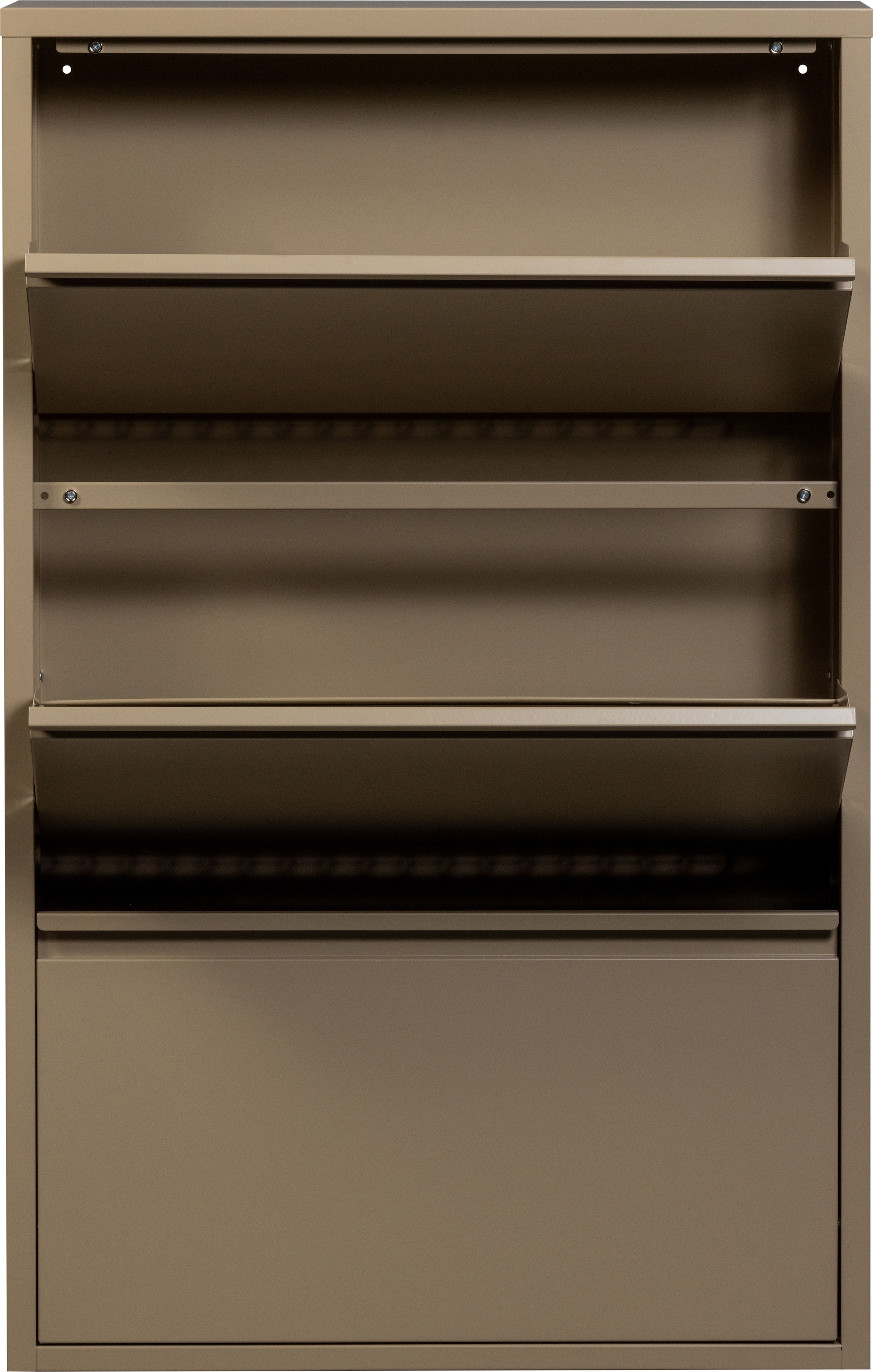WOOOD Schuhschrank »Sandburg«, mit drei Fächern, Breite 66 cm