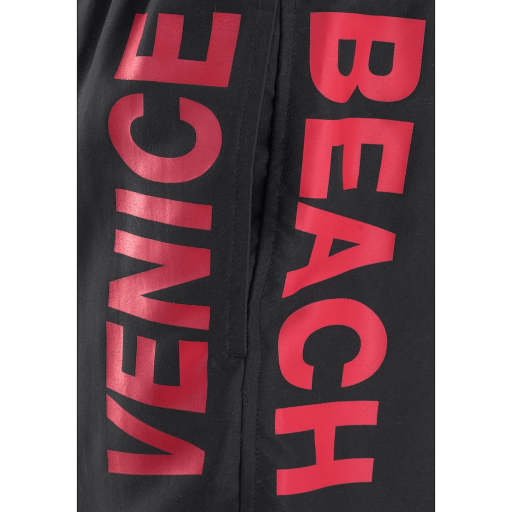Venice Beach Badeshorts, mit Logodruck