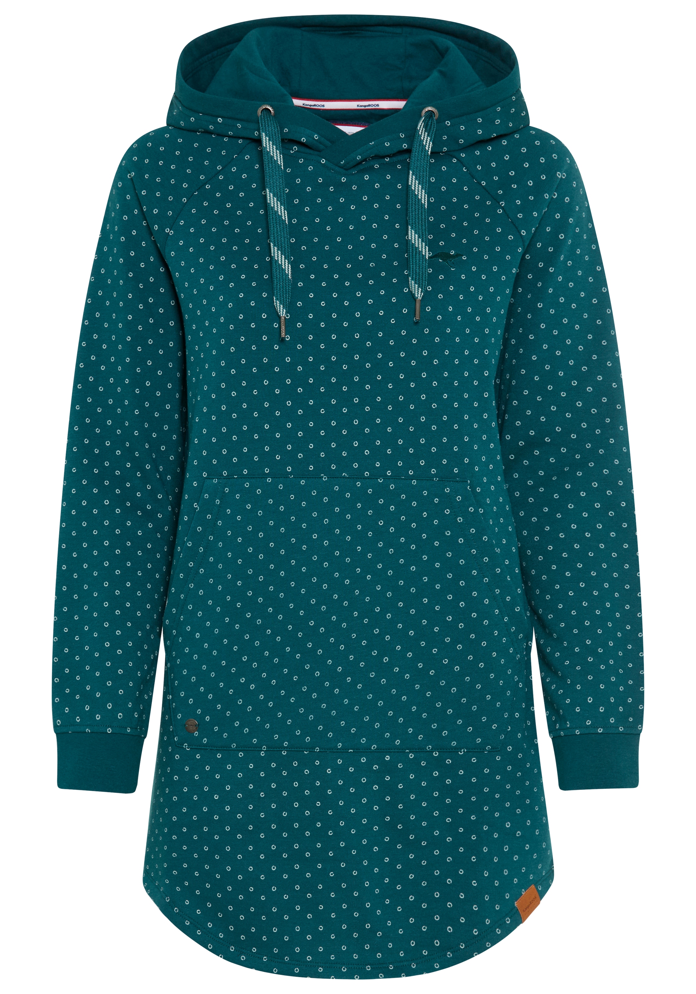 KangaROOS Longsweatshirt , mit Kapuze und Kordelzügen, figurumspielende Passform

