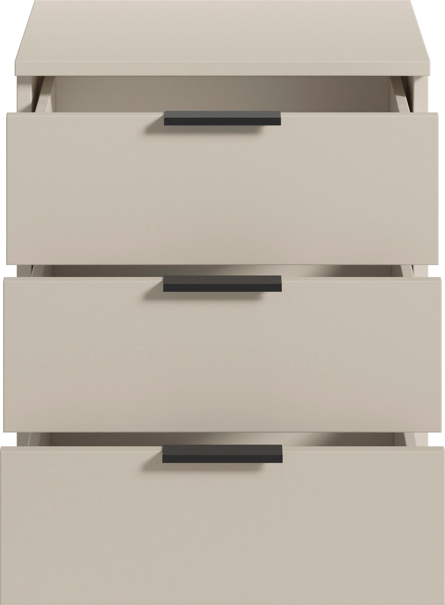 HBZ Kommode »Linz Nachtkonsole, BxHxT 45x50x40cm«, (1 St.), Breite 45cm,Lip-Griff, Melaminbeschichtung