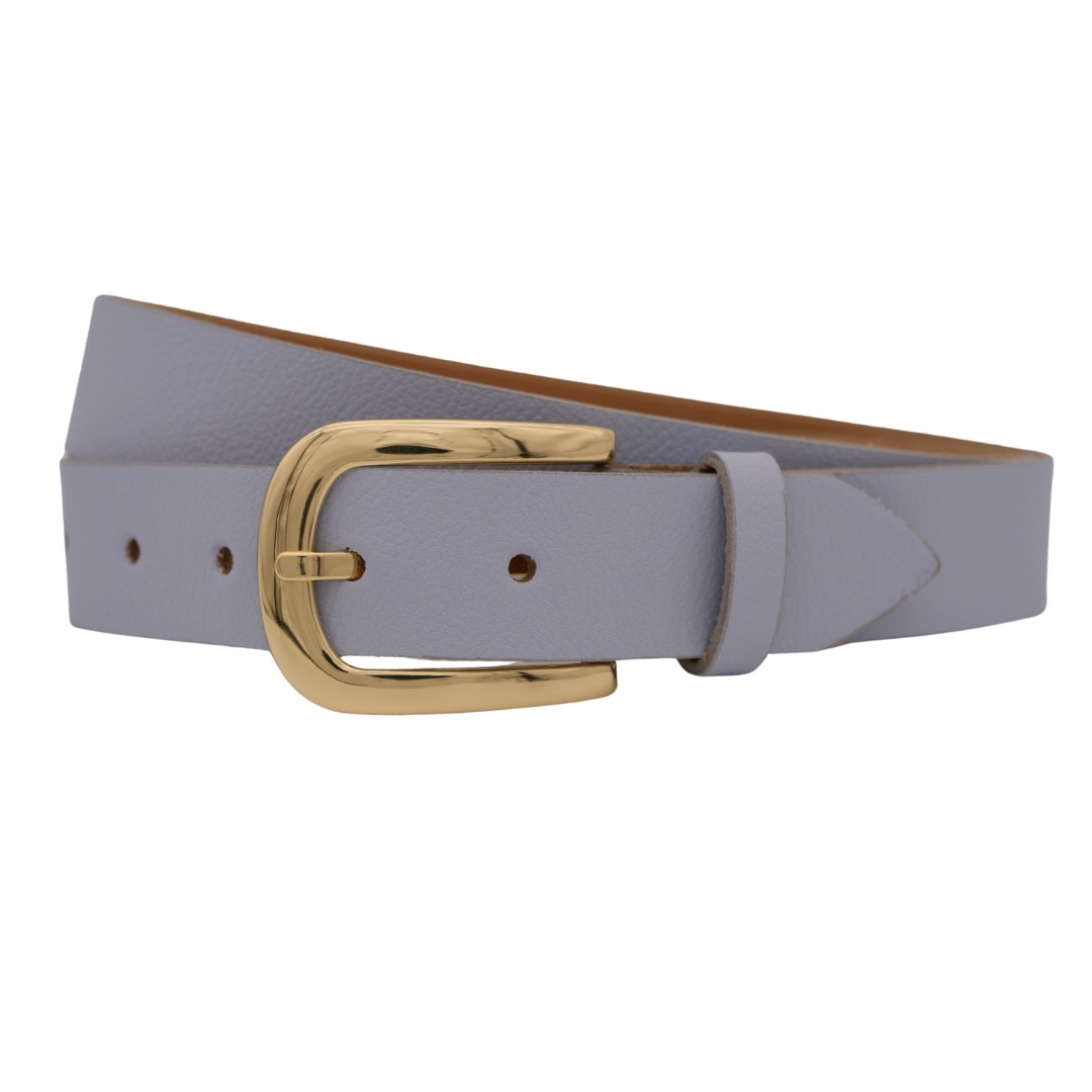 ANNAMATONI Damen Ledergürtel "AnnaMatoni Ledergürtel Flora Ledergürtel Flora"sky 400, Gr. 110, 100% Leder, Gürtel