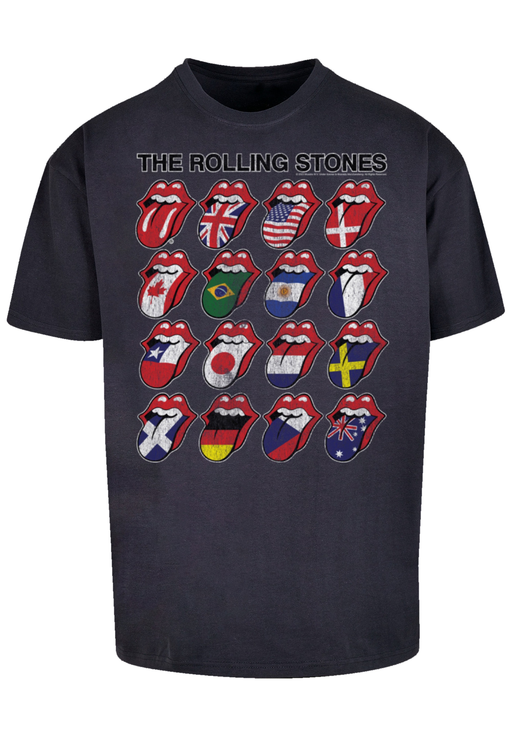F4NT4STIC T-Shirt "The Rolling Stones Voodoo Lounge Tongues" Musik, Band, L günstig online kaufen