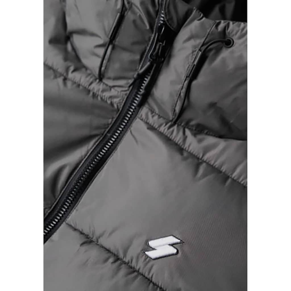 Superdry Steppjacke »HOODED SPORTS PUFFR JACKET«, mit Kapuze