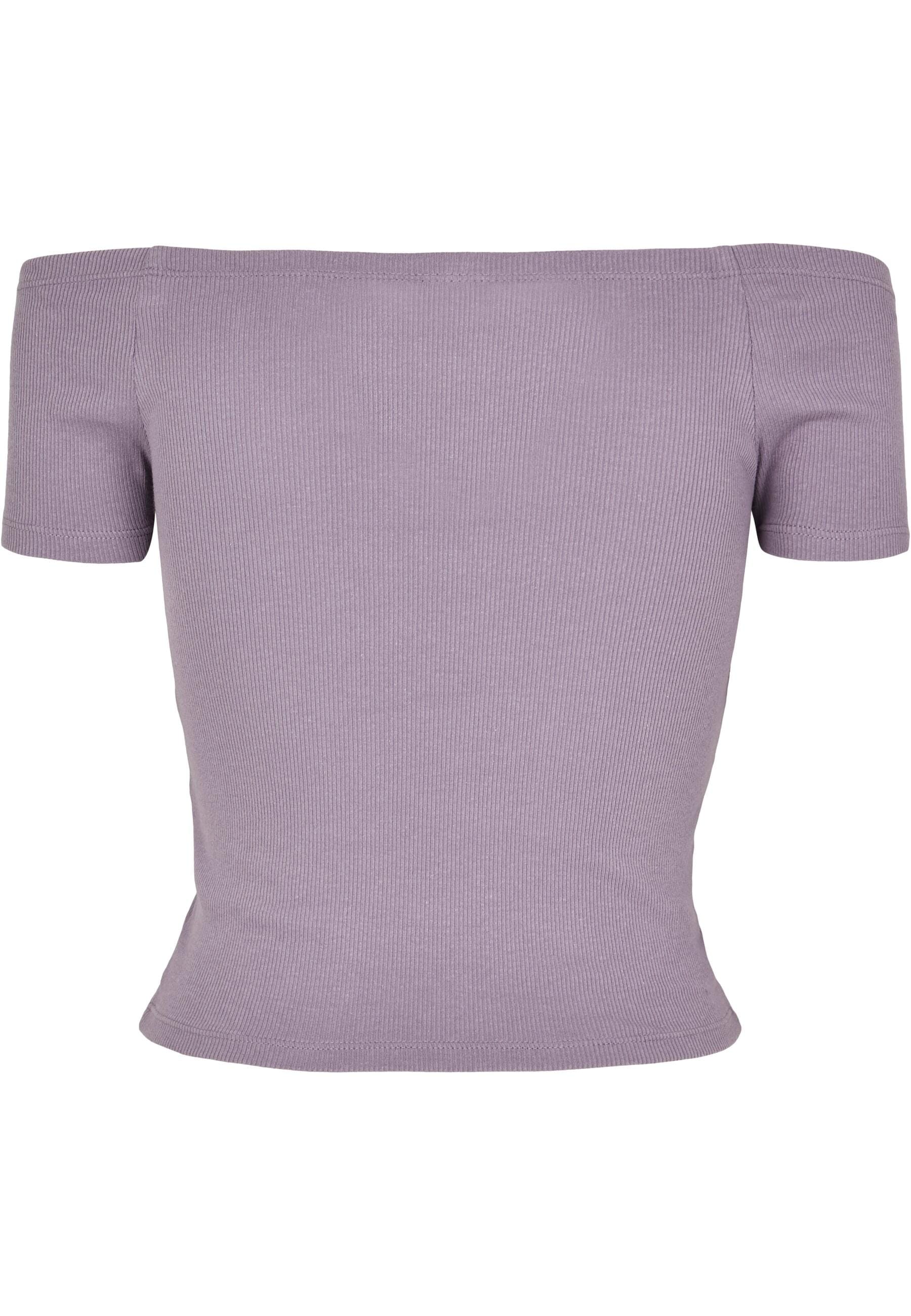 URBAN CLASSICS T-Shirt "Urban Classics Damen Ladies Off Shoulder Rib Tee" günstig online kaufen