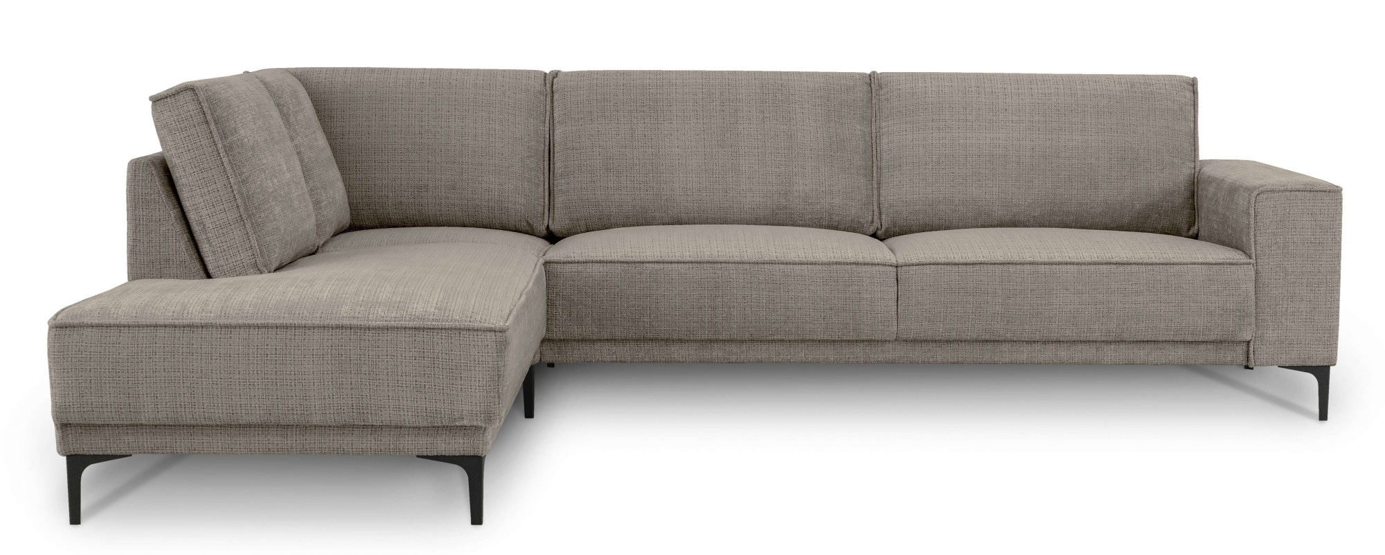 OTTO home Ecksofa "OLAND L-Form, B: 289 cm, Skandi-Design" Struktur, Flachg günstig online kaufen