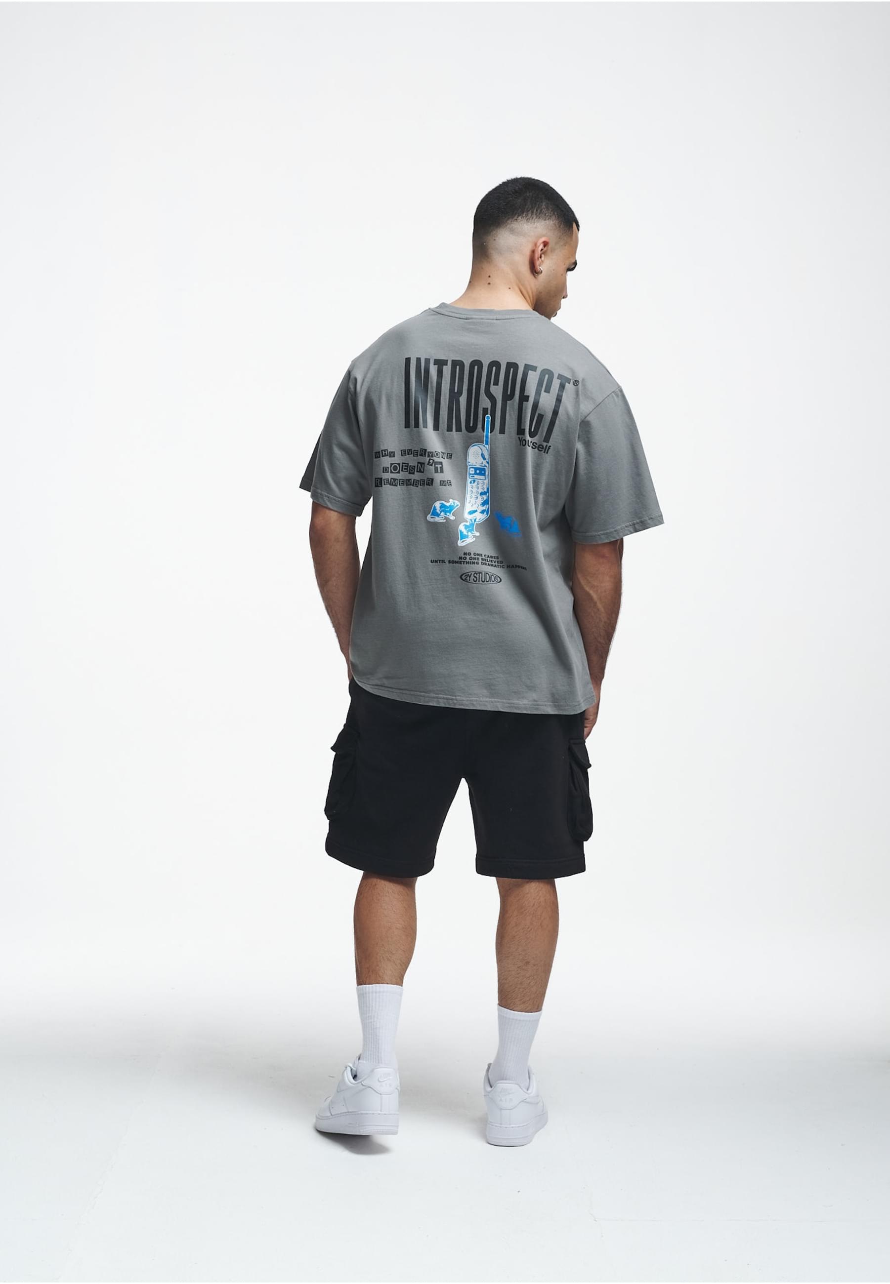 2Y Studios T-Shirt »2Y Studios Herren 2Y Introspect Oversize Tee«, (1 tlg.)