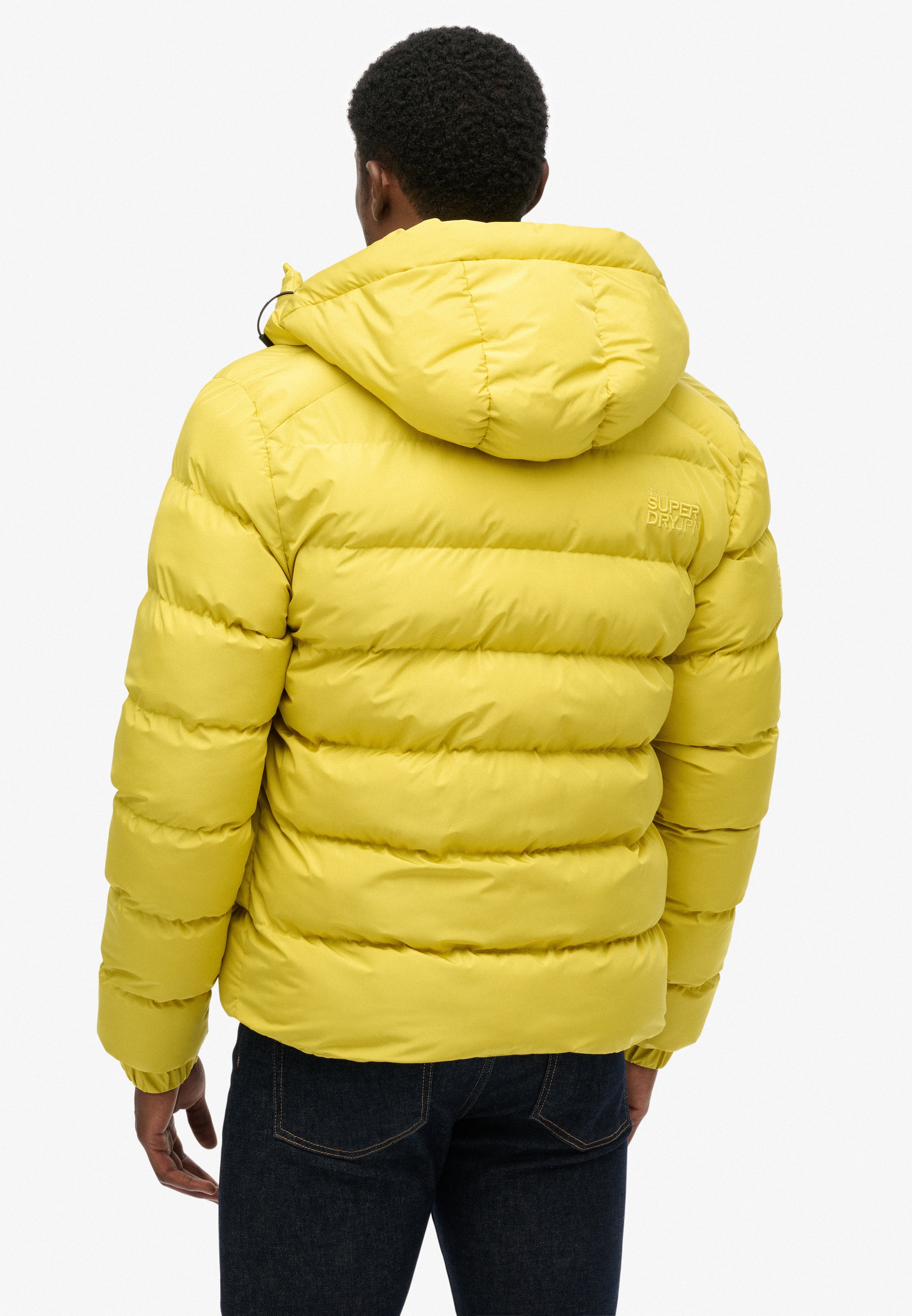 Superdry Steppjacke »HOODED SPORTS PUFFER JACKET« mit Kapuze