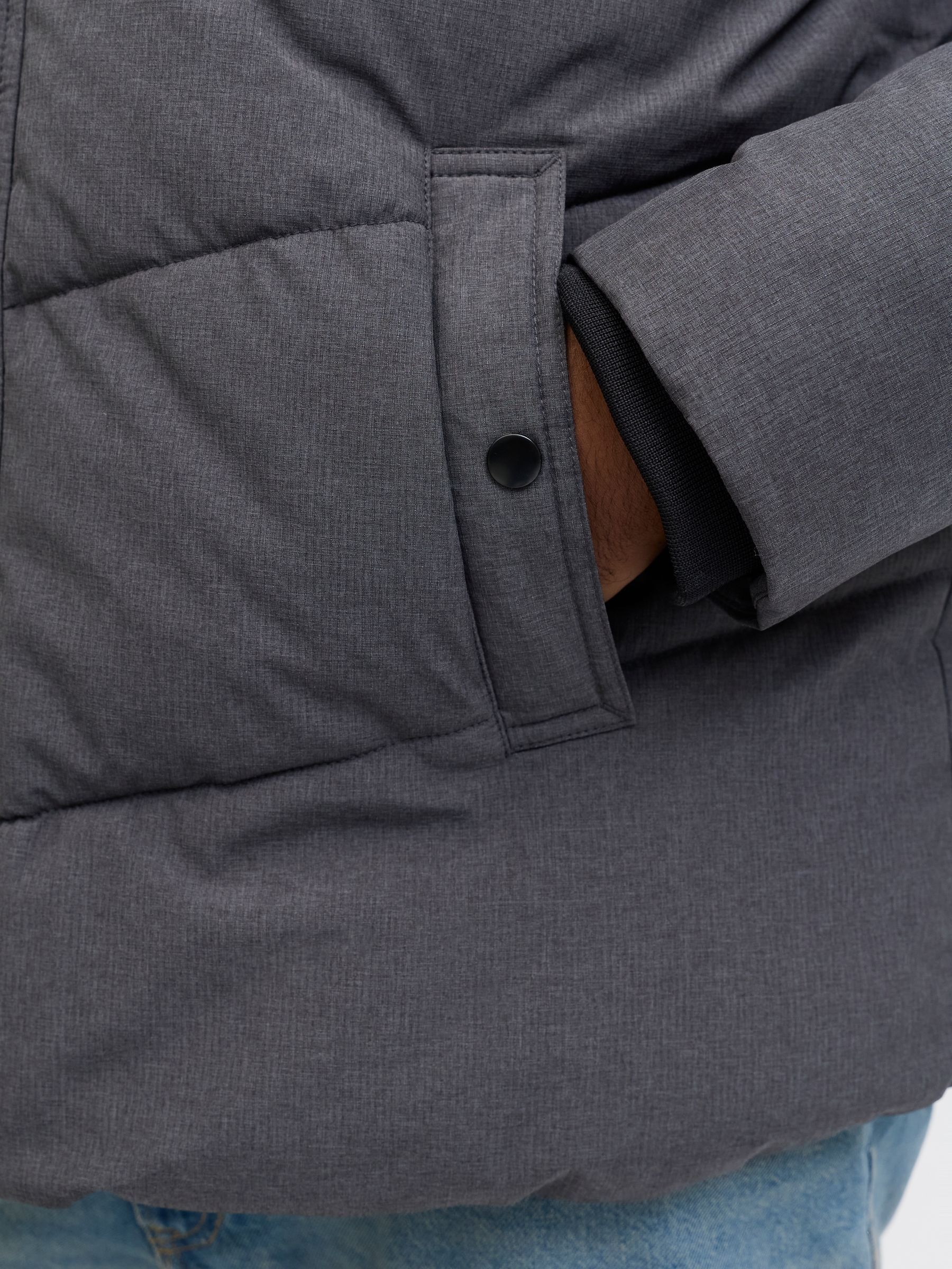 Thumbnail - Jack & Jones PlusSize Steppjacke "JJMORGAN PUFFER JACKET PLS" mit Kapuze