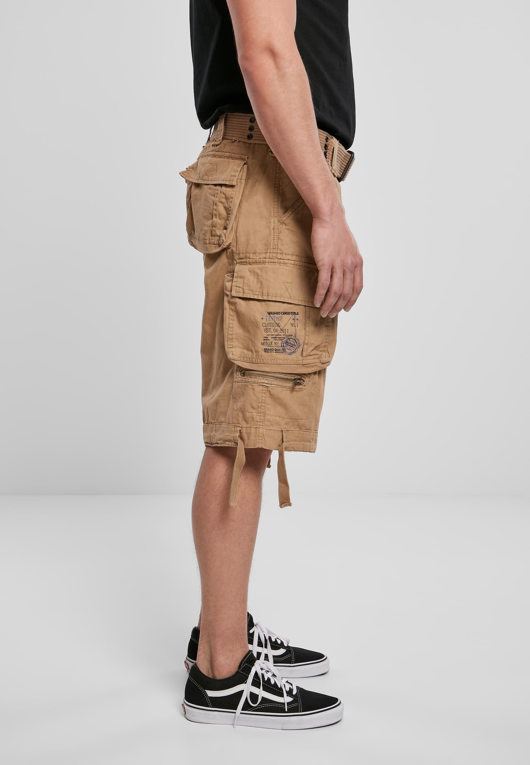 Brandit Cargoshorts »Brandit Herren Savage Vintage Cargo Shorts«, (1 tlg.)
