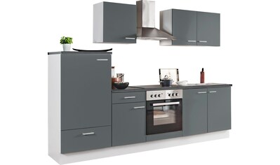 Menke Küchen Küchenzeile »White Classic«, Küchenzeile mit E-Geräten, Breite 270 cm kaufen