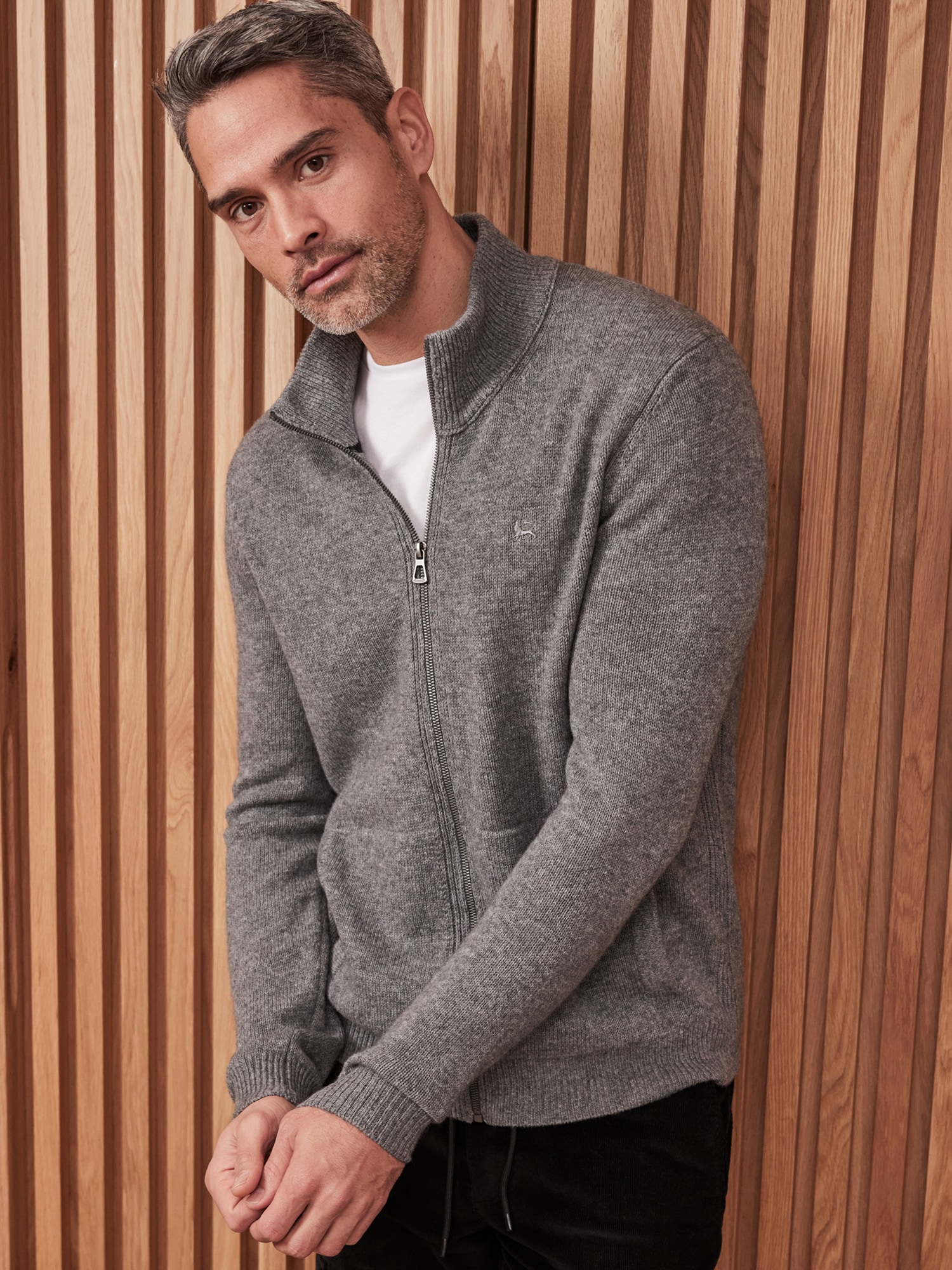 LERROS Strickpullover "LERROS Strickjacke aus Woll-Kaschmir-Mix, stilvoll u günstig online kaufen