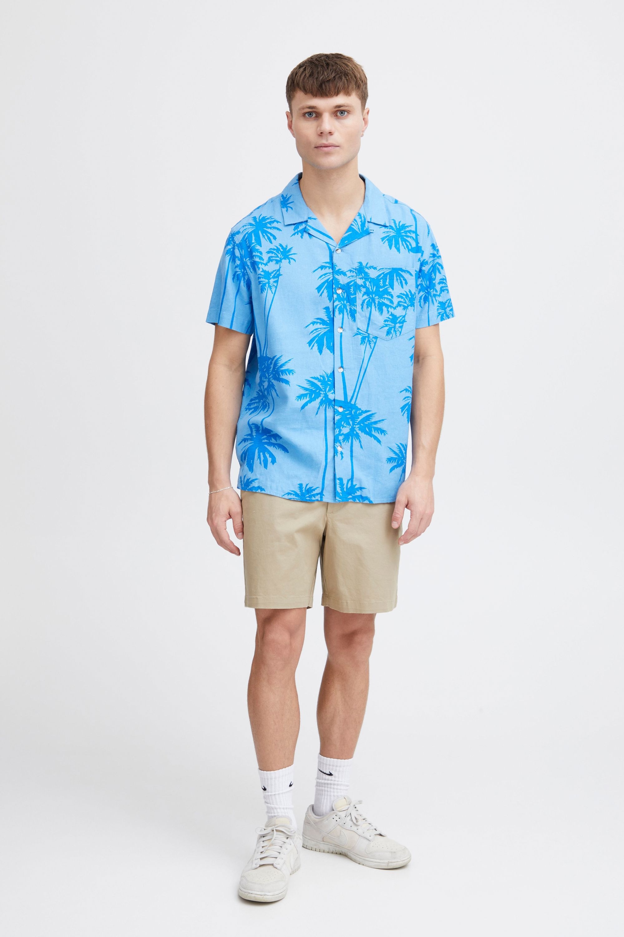 Solid Kurzarmshirt "Kurzarmhemd SDIvalde" günstig online kaufen