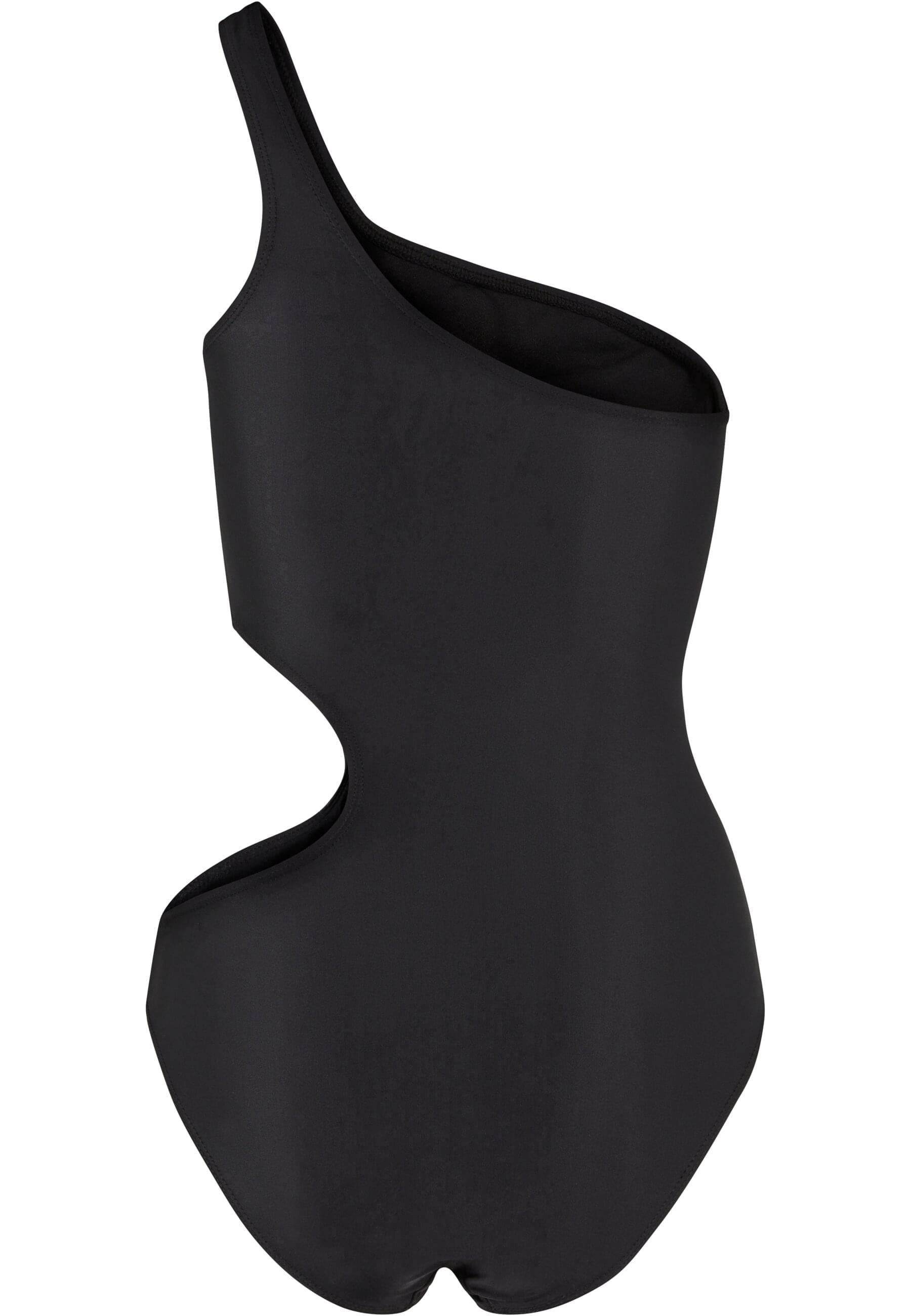 URBAN CLASSICS Badeanzug »Urban Classics Damen Ladies Asymmetric Cut Out Swimmsuit«