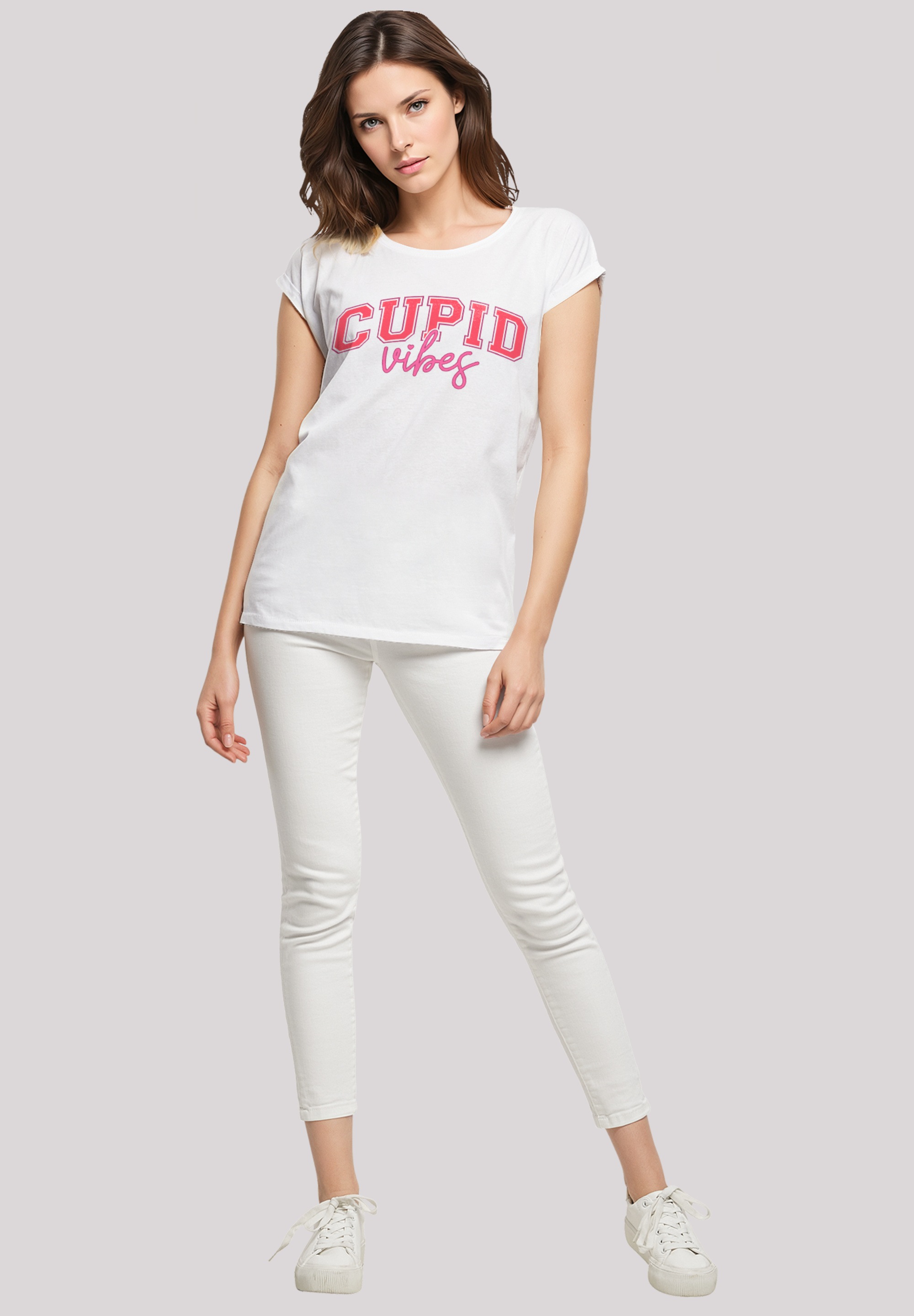 F4NT4STIC T-Shirt »Cupid Vibes Valentinstag Amor«, Premium Qualität