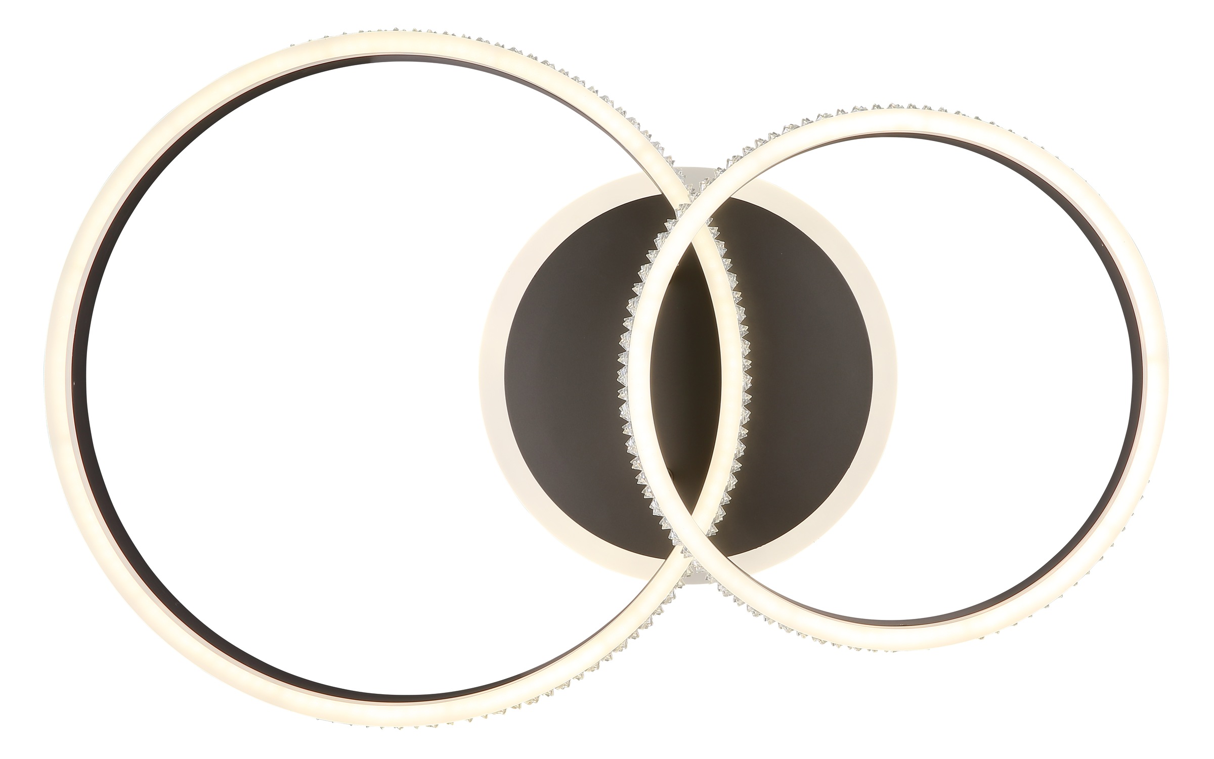 GLOBO LIGHTING LED Deckenleuchte »GROUNI«, Leuchtmittel LED-Modul | LED fest integriert, Deckenlampe/Wohnzimmer/Schlafzimmer/modern