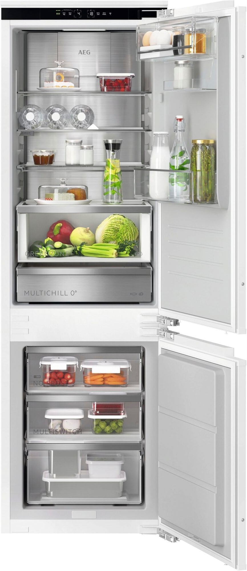 AEG Einbaukühlgefrierkombination Serie 9000 "TC9VS181BC" 176,9 cm hoch 55,7 günstig online kaufen