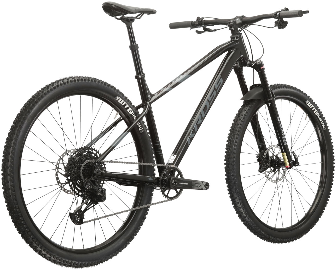 Kross Mountainbike »KROSS MTB Hardtail Level 6.0 29" schwarz 12 Gänge«, 12 Gang, SRAM, NX EAGLE Schaltwerk, Kettenschaltung