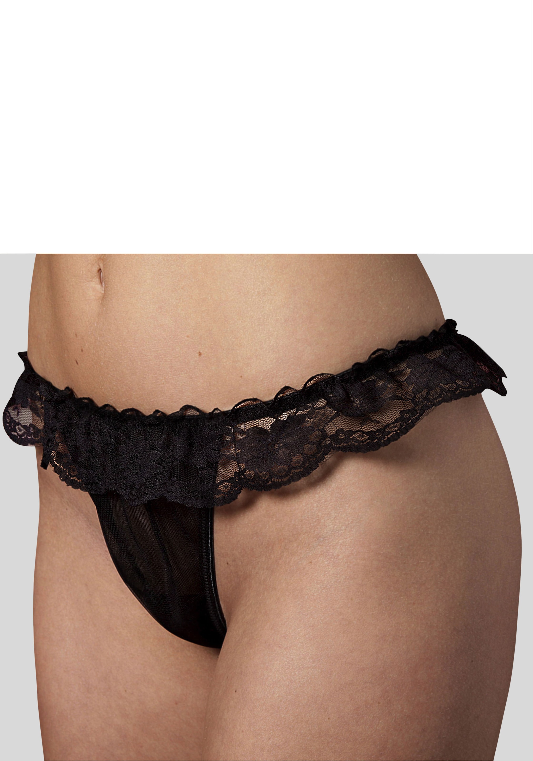 petite fleur gold by Lascana String "mit Spitze, als Dessous-Set kombinierbar" sexy Unterwäsche, sexy Dessous, Reizwäsche Damen