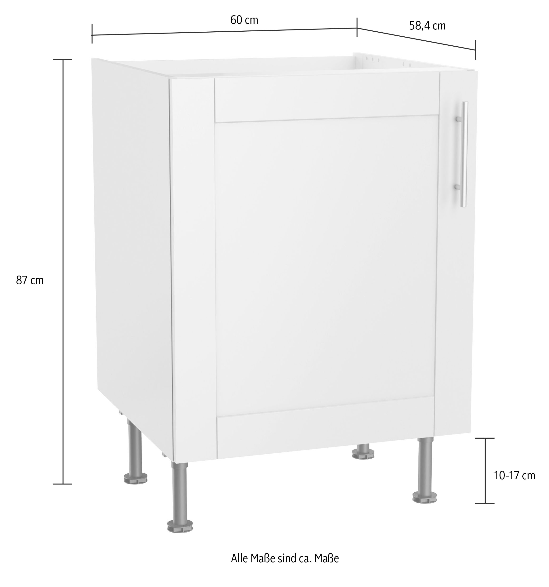 OPTIFIT Spülenschrank »Ahus«, Breite 60 cm