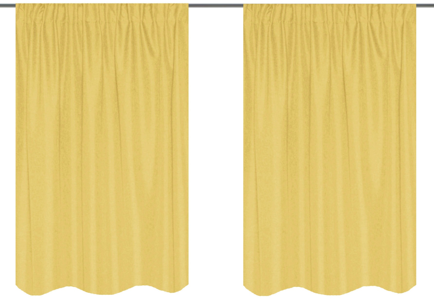 Home Basics Vorhang "MAITE" Multifunktionsband 2 Stk. tlg. günstig online kaufen