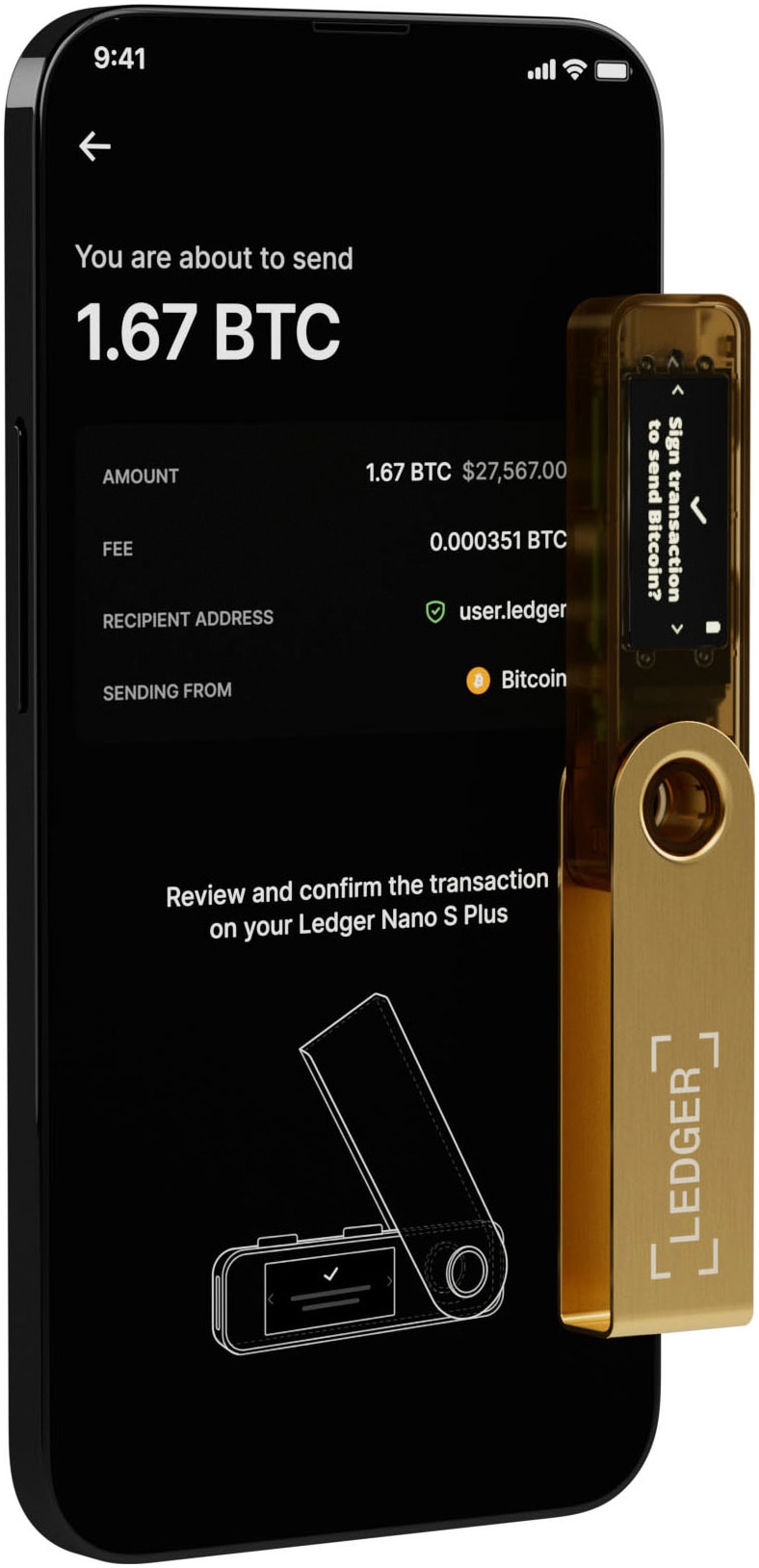 Krypto Hardware-Wallet »Nano S Plus«