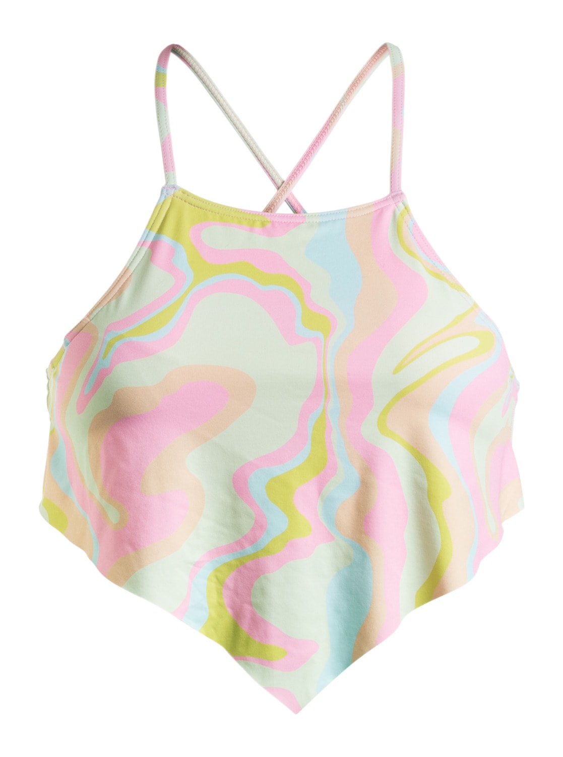 Roxy Crop-Bikini-Top "Tropics Hype"