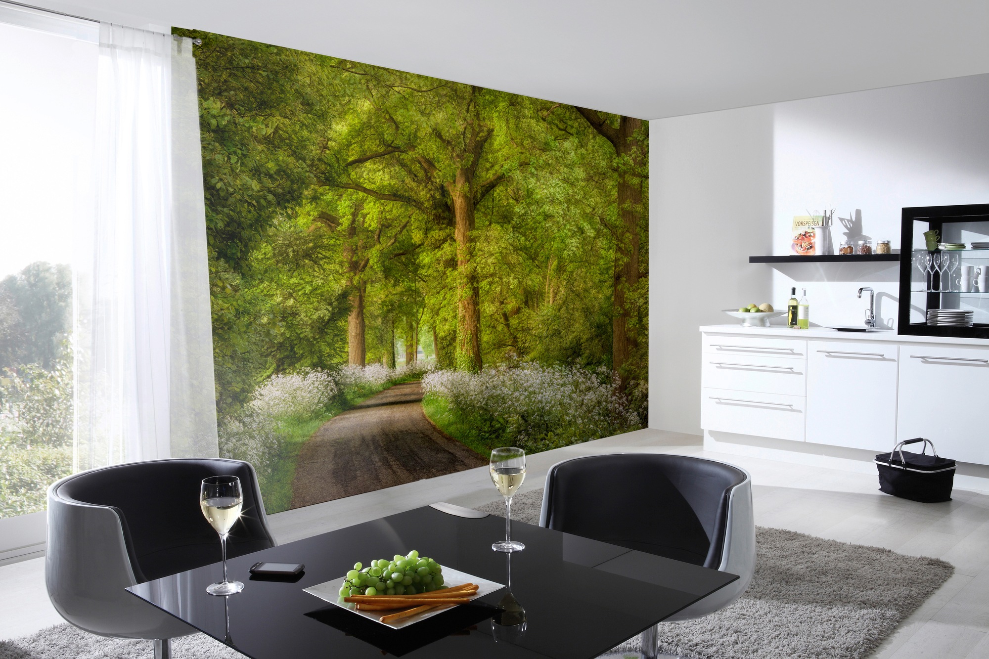 Architects Paper Fototapete »Cow Parsley« Vlies, Wand, Schräge