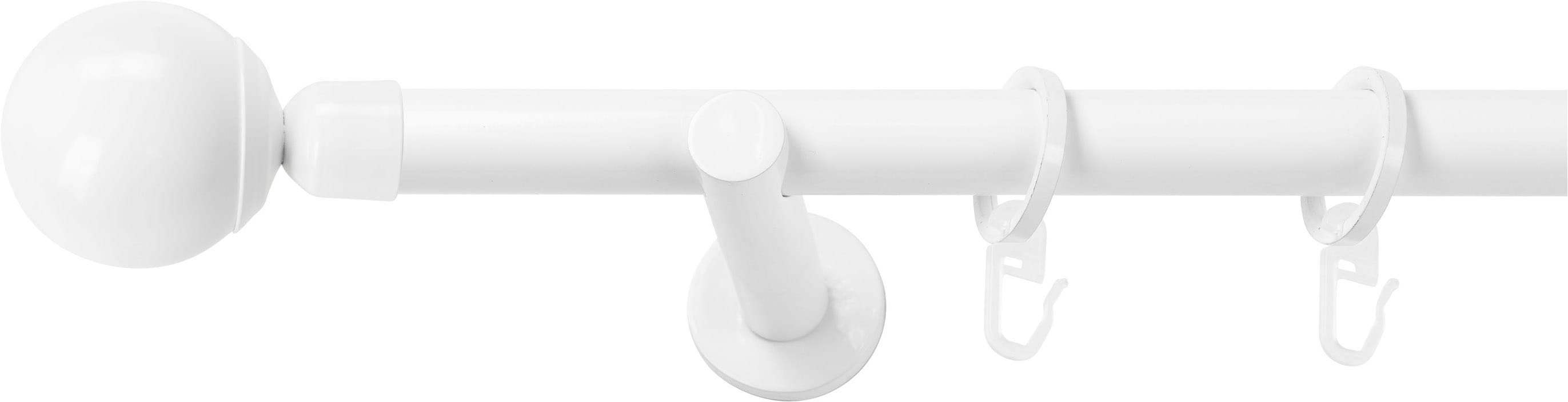 SN DECO GROUP Gardinenstange Ø 19 mm 1 läufig-läufig Fixmaß;kürzbar