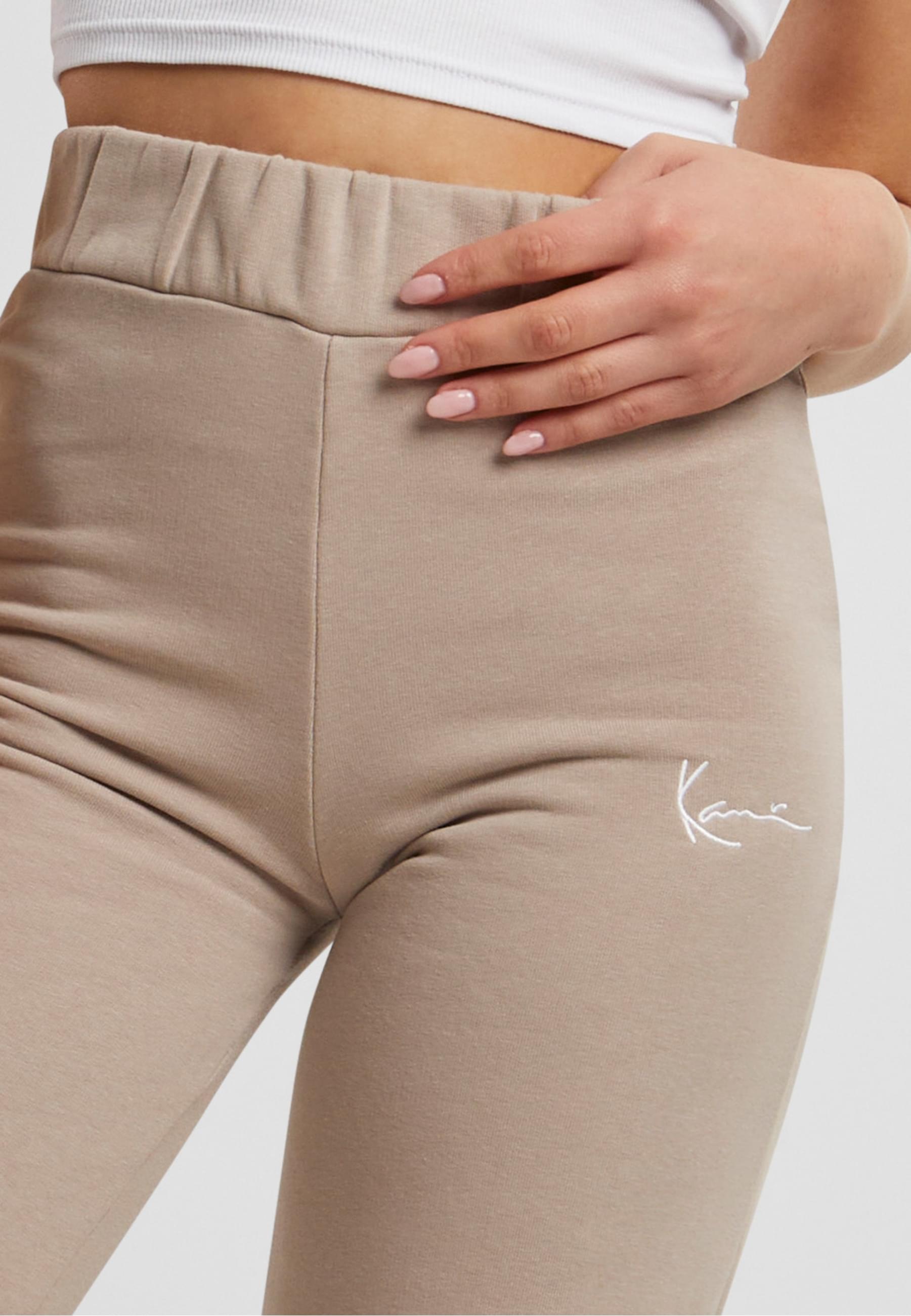 Karl Kani Stoffhose »Karl Kani Damen KW221-072-1 Small Signature Slit Wide Leg Pants«, (1 tlg.)