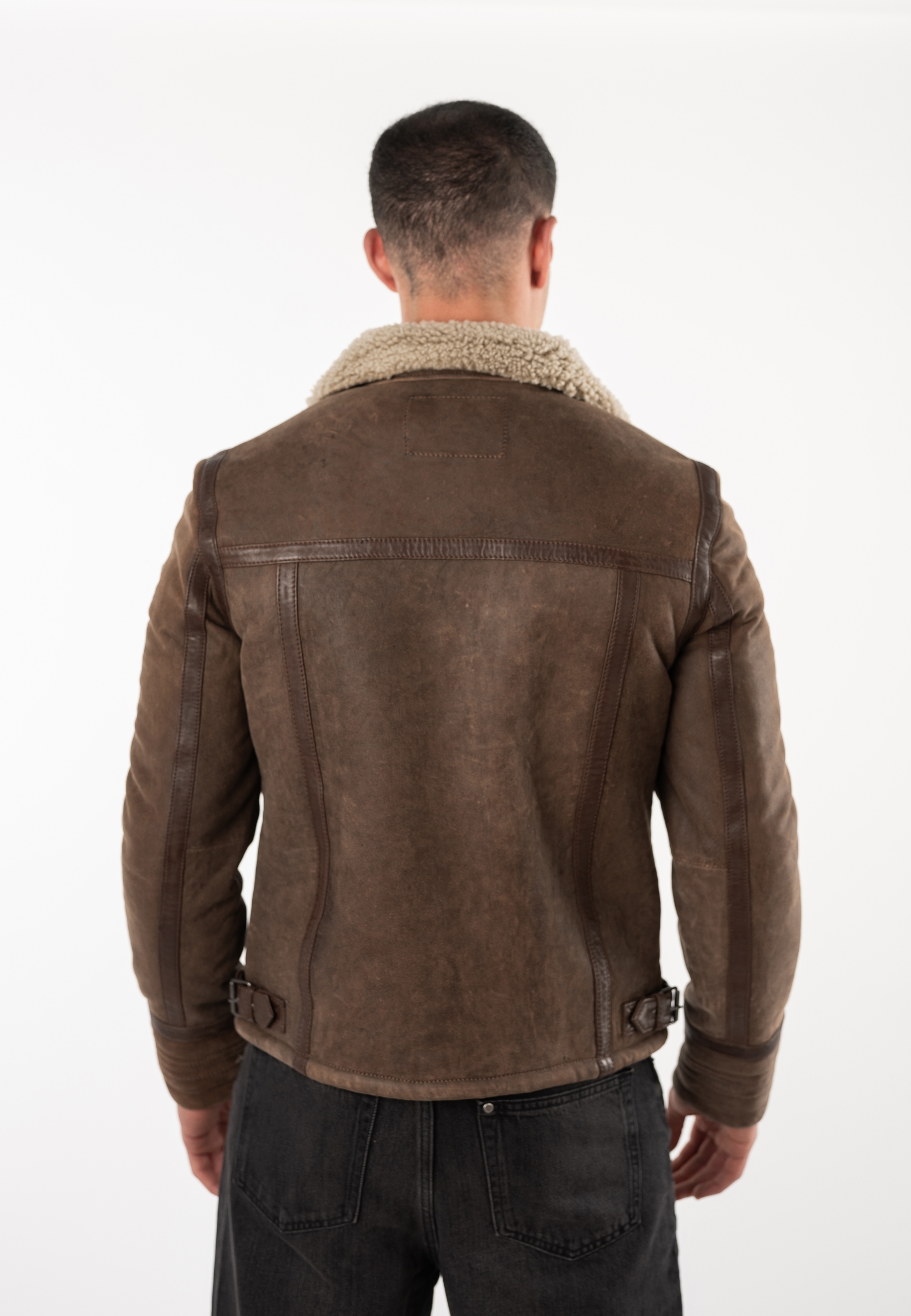 Mauritius Lederjacke »MMArcticon« mit Umlegekragen, Regular Fit