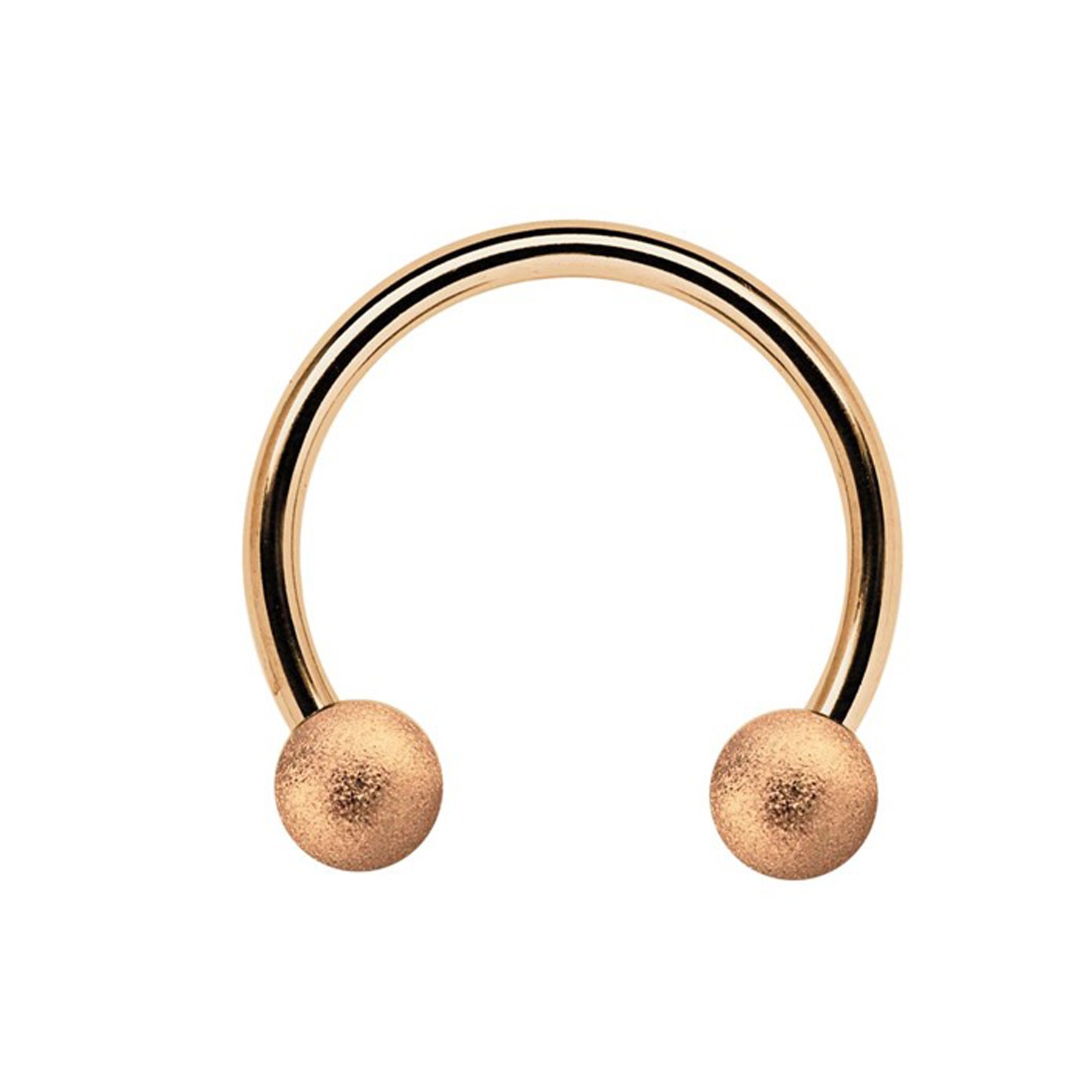 Nasenpiercing ADELIA´S "Piercing  Nasenpiercing", Damen, Gr. onesize, rosa (rosegold), Stahl, Piercings, Aus 316l Stahl​ PVD Rosegold beschichtet