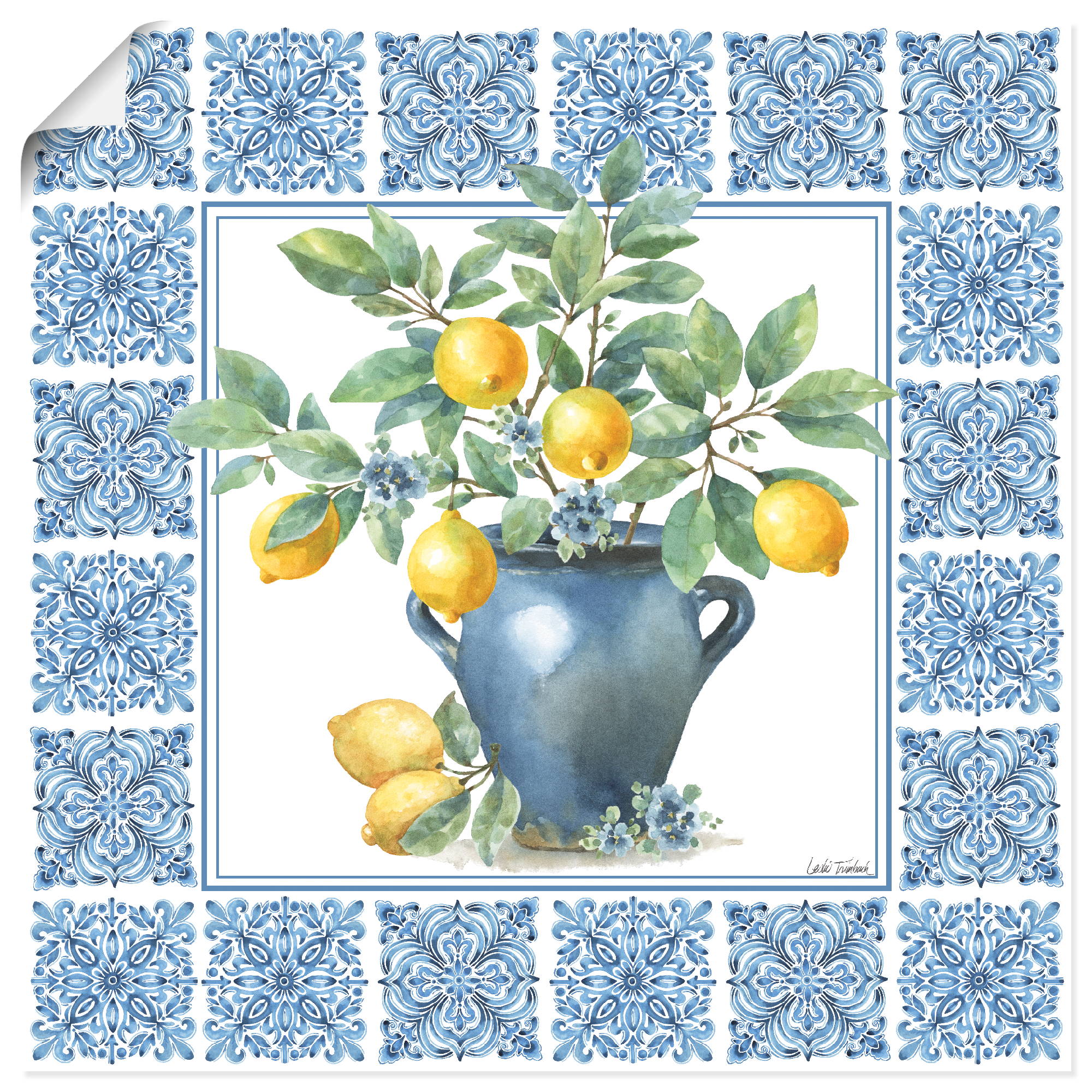 Artland Wandbild "Le Citron VI" Arrangements 1 Stk. tlg. als Alubild, Leinwandbild, Poster, Wandaufkleber in verschied. Größen