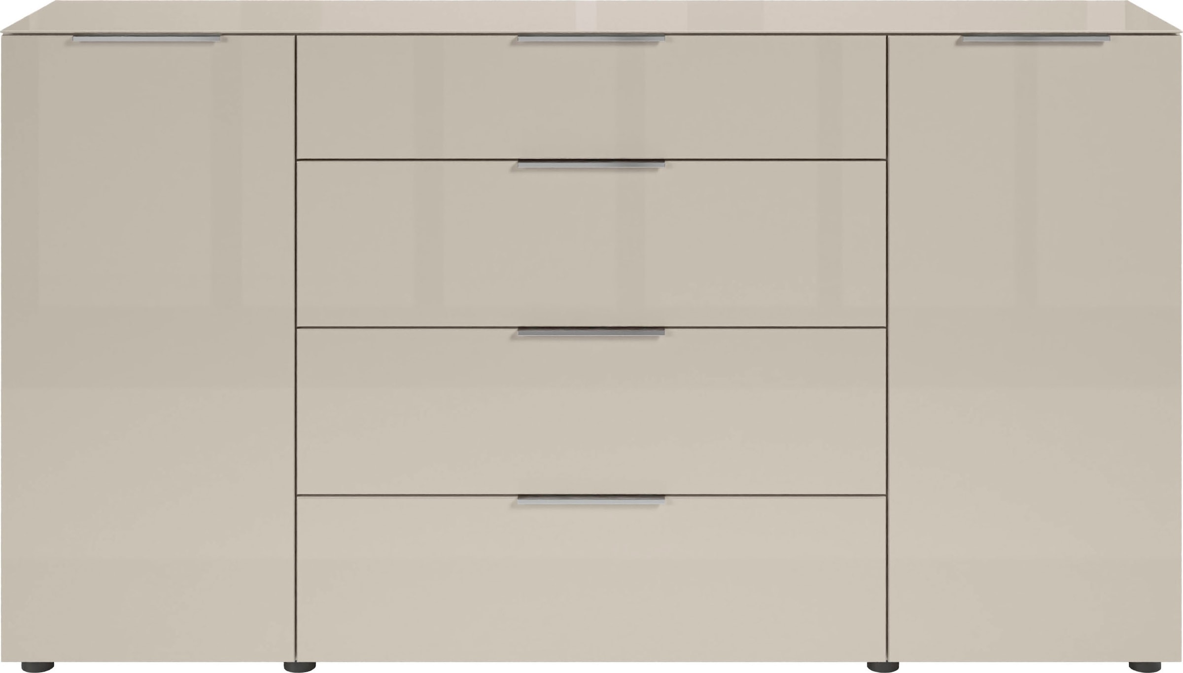 HBZ Kommode »Santorin, BxHxT 180x99x40 cm«, (1 St.), Breite 180cm, Softclose für Türen und Schubkästen, Melaminbeschichtung