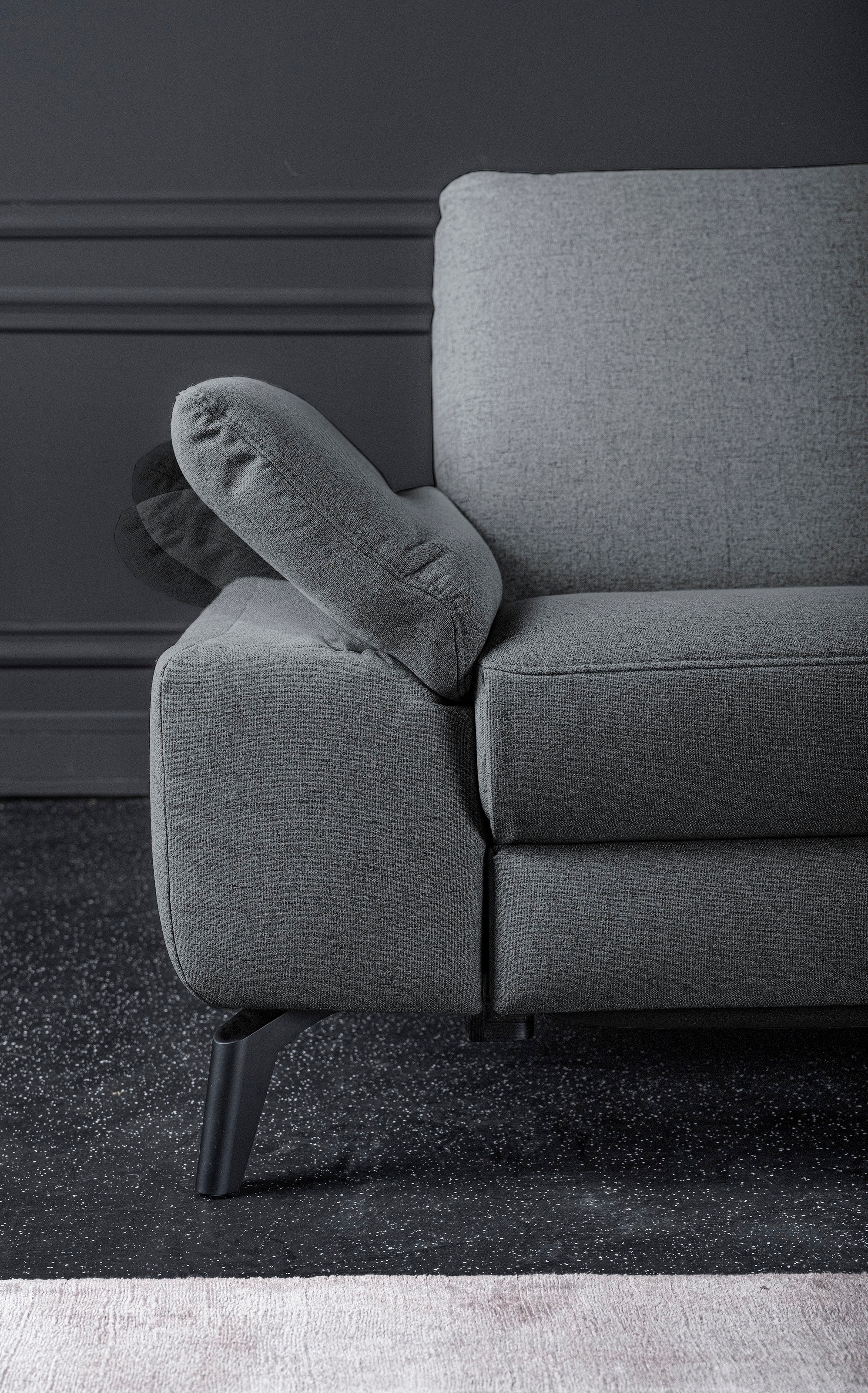 alina Ecksofa, inkl. Kopfstützen, wahlweise mit Relaxfunktion, Breite: 267 cm