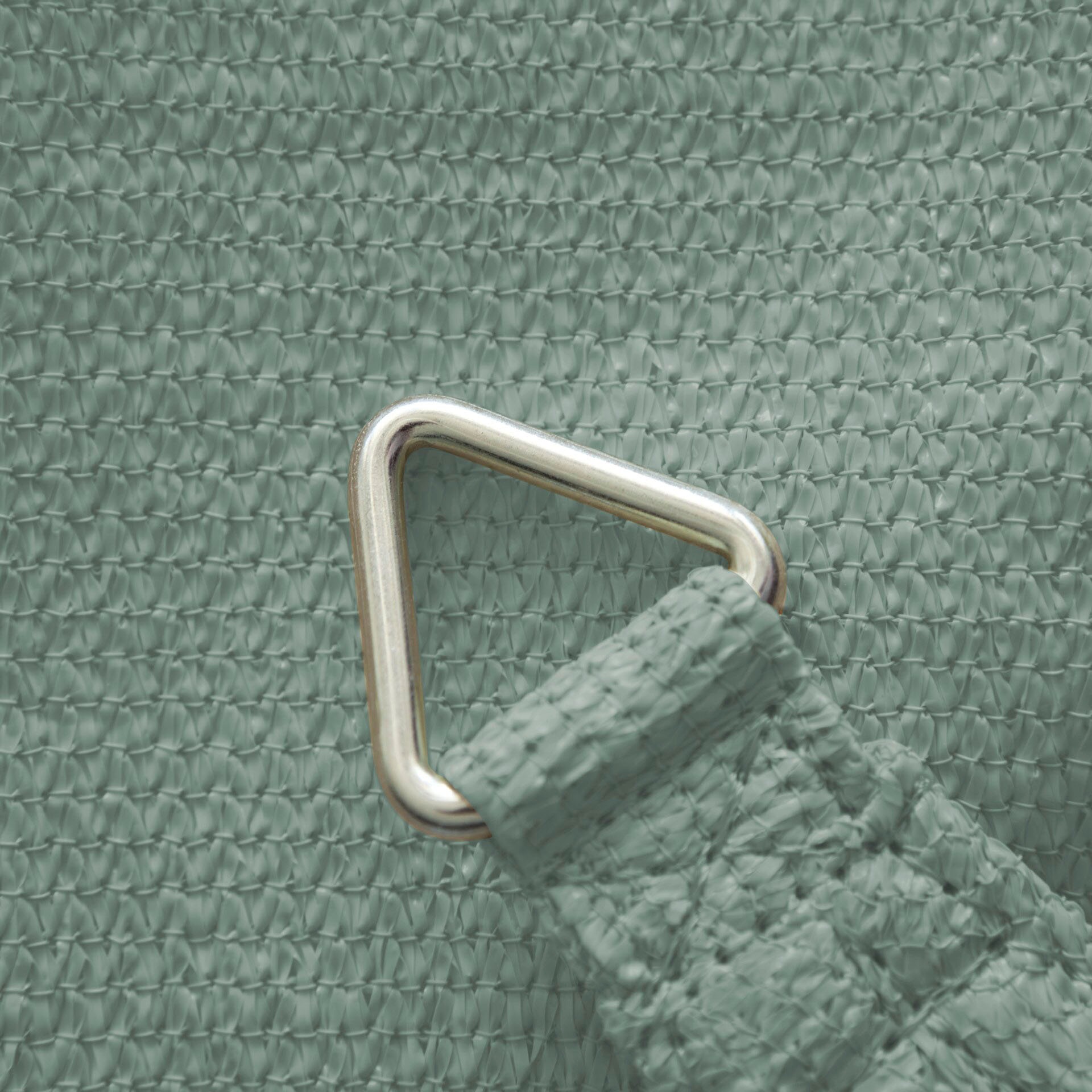 Sonnensegel WINDHAGER "Capri Dreieck", grün, B:500cm T:500cm, Polyethylen, Sonnensegel, 5x5x5m, olive 3