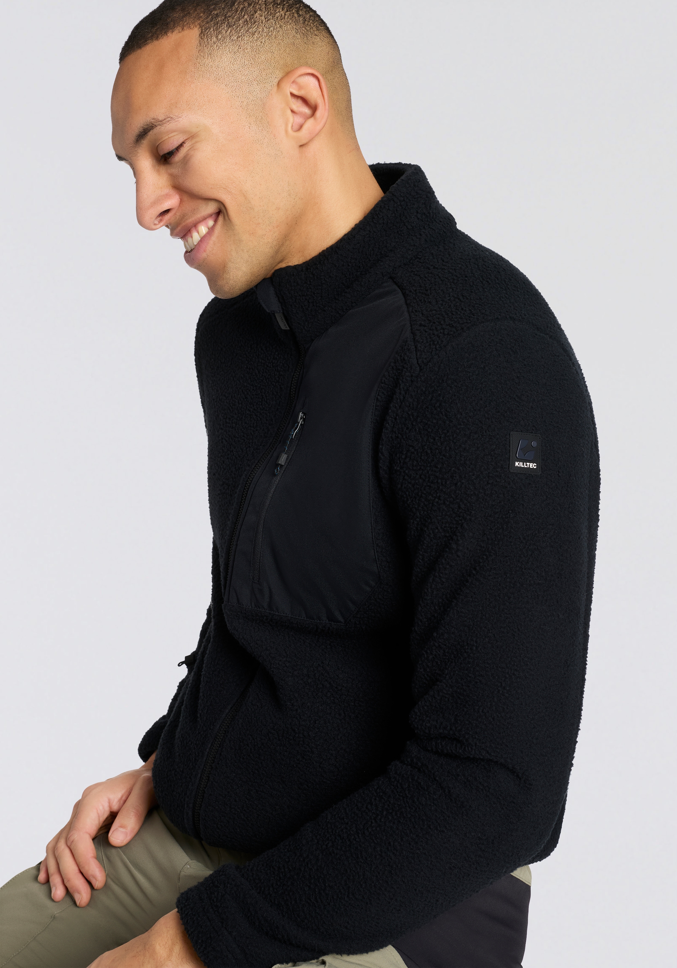 Killtec Outdoorjacke »KOW 90 MN JCKT« mit verschweißten Nähten, mit verstellbarer und abnehmbarer Kapuze