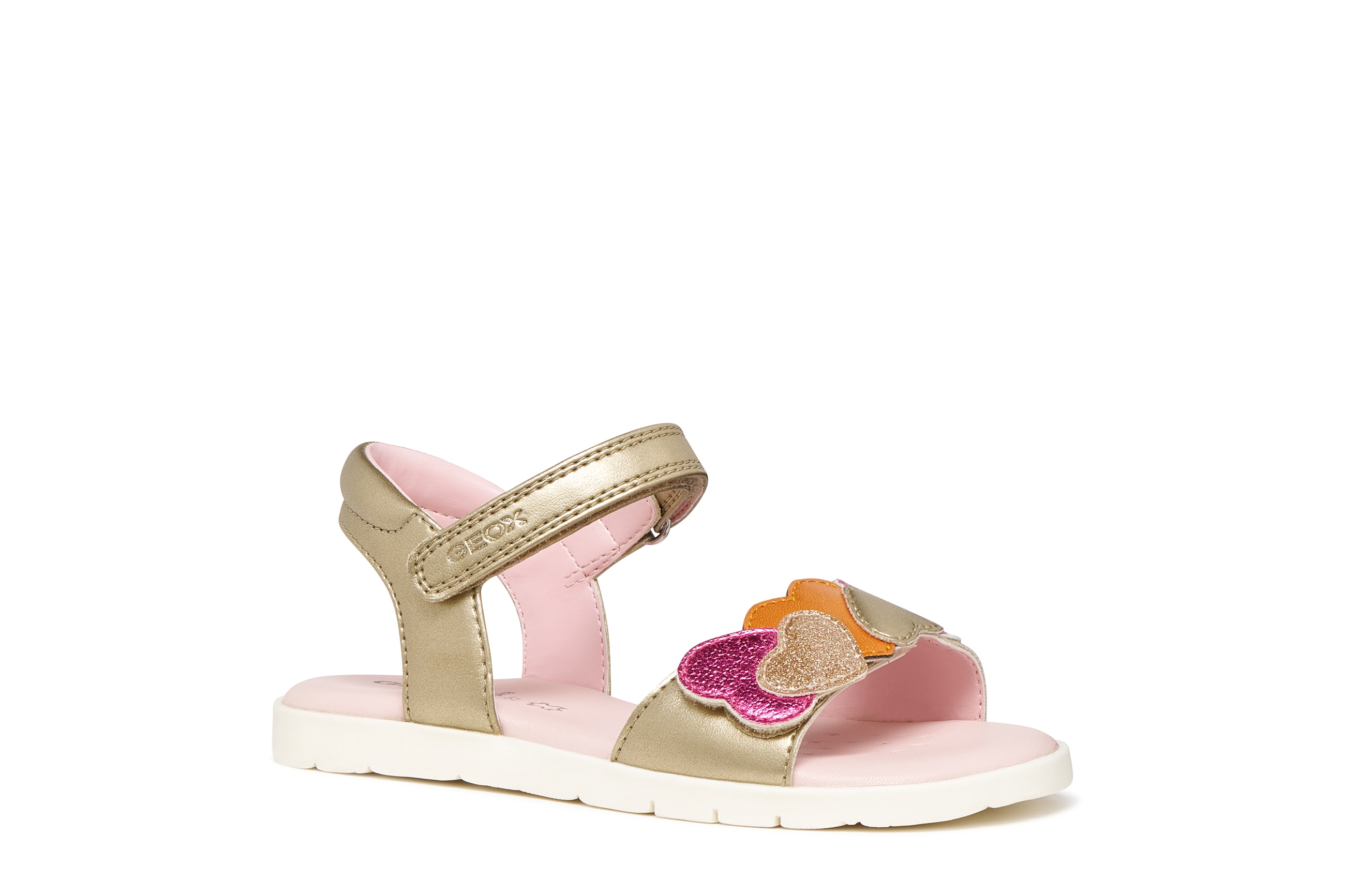 Geox Sandale "J SANDAL JOYFOOT GIR" Sandale mit Fersenriemen, Größenschablone zum Download