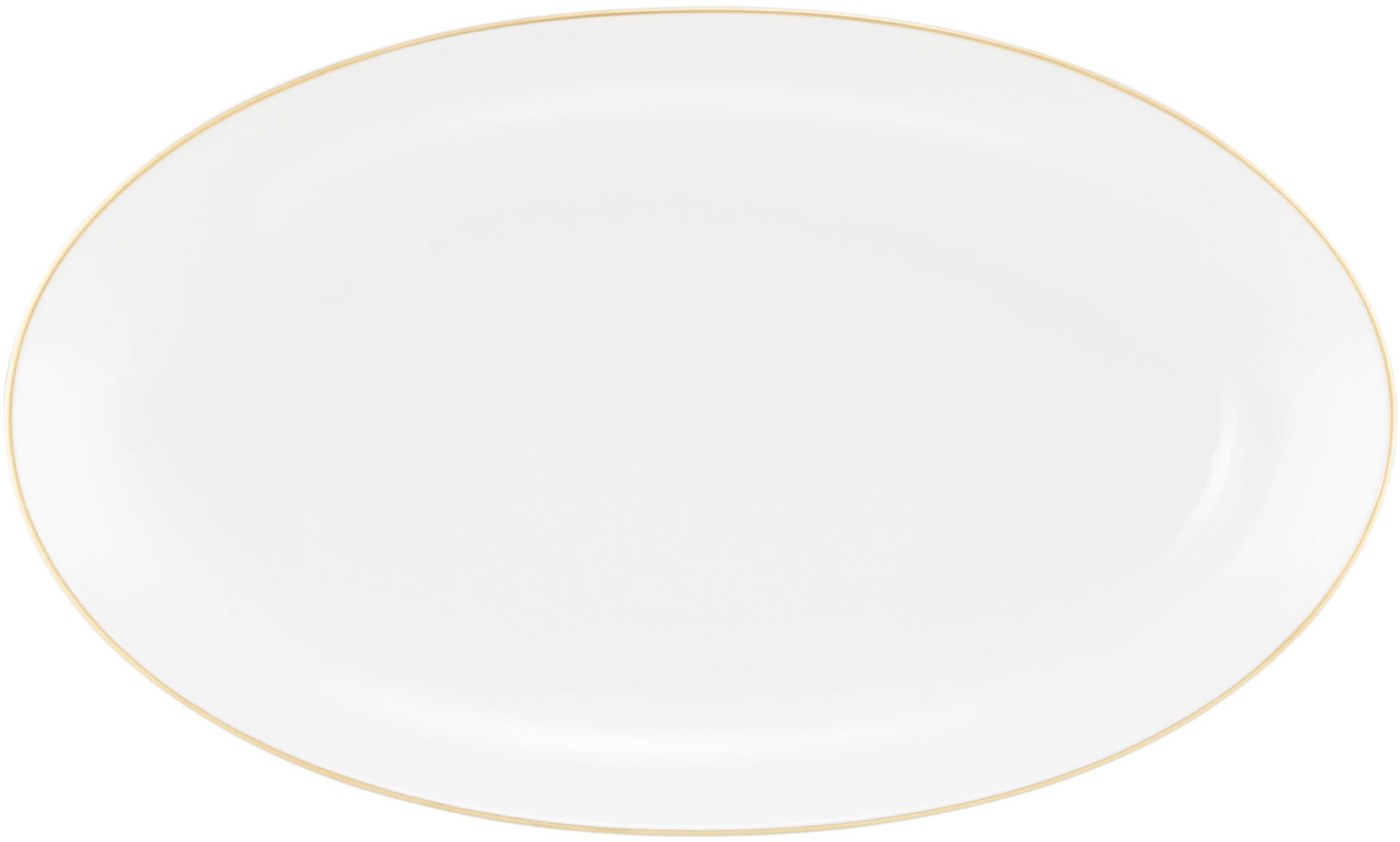 Seltmann Weiden Servierplatte "Liberty Goldrand" Platte oval