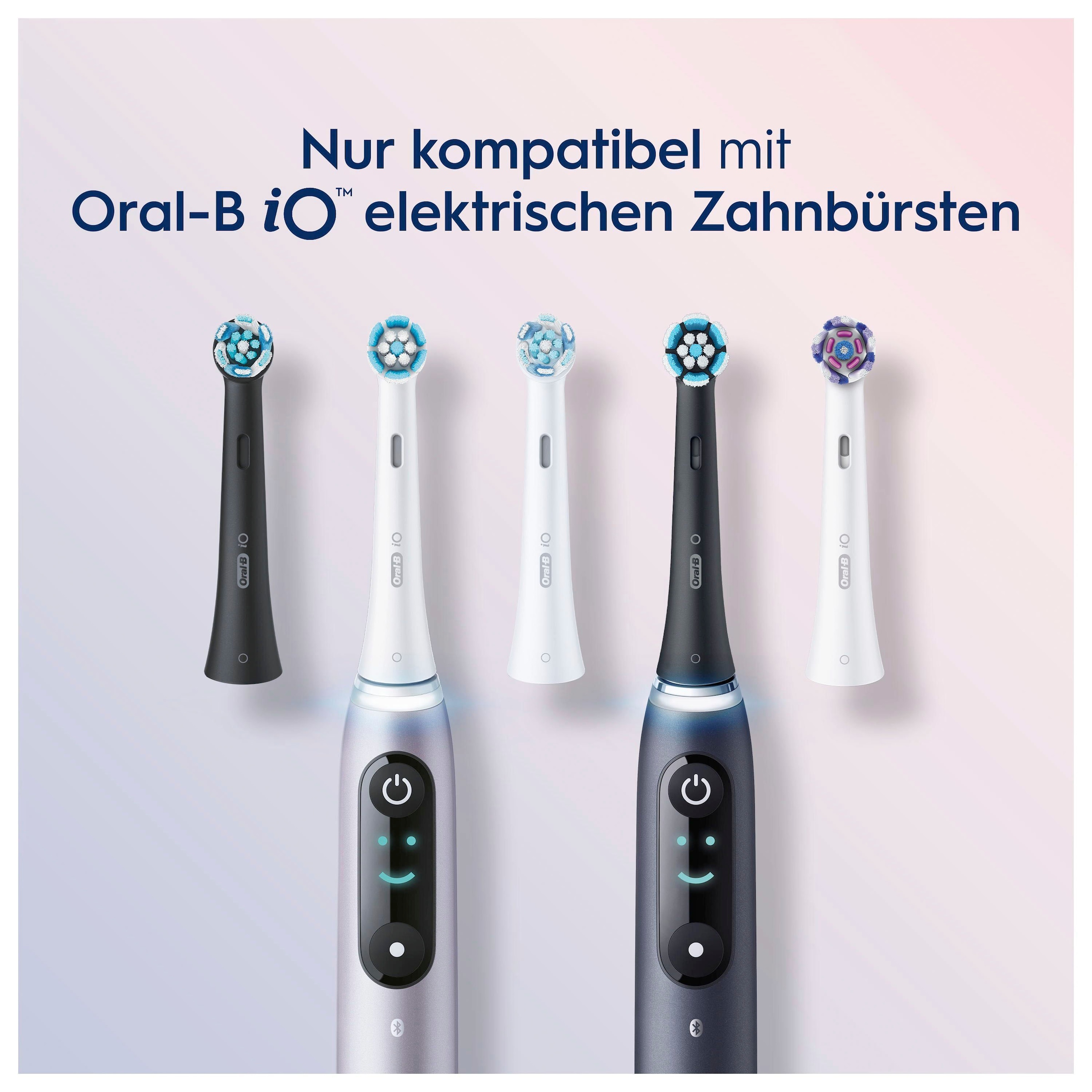 Oral-B Aufsteckbürste »iO«, (Sanfte Reinigung für elektrische Zahnbürste, 6 Stück)