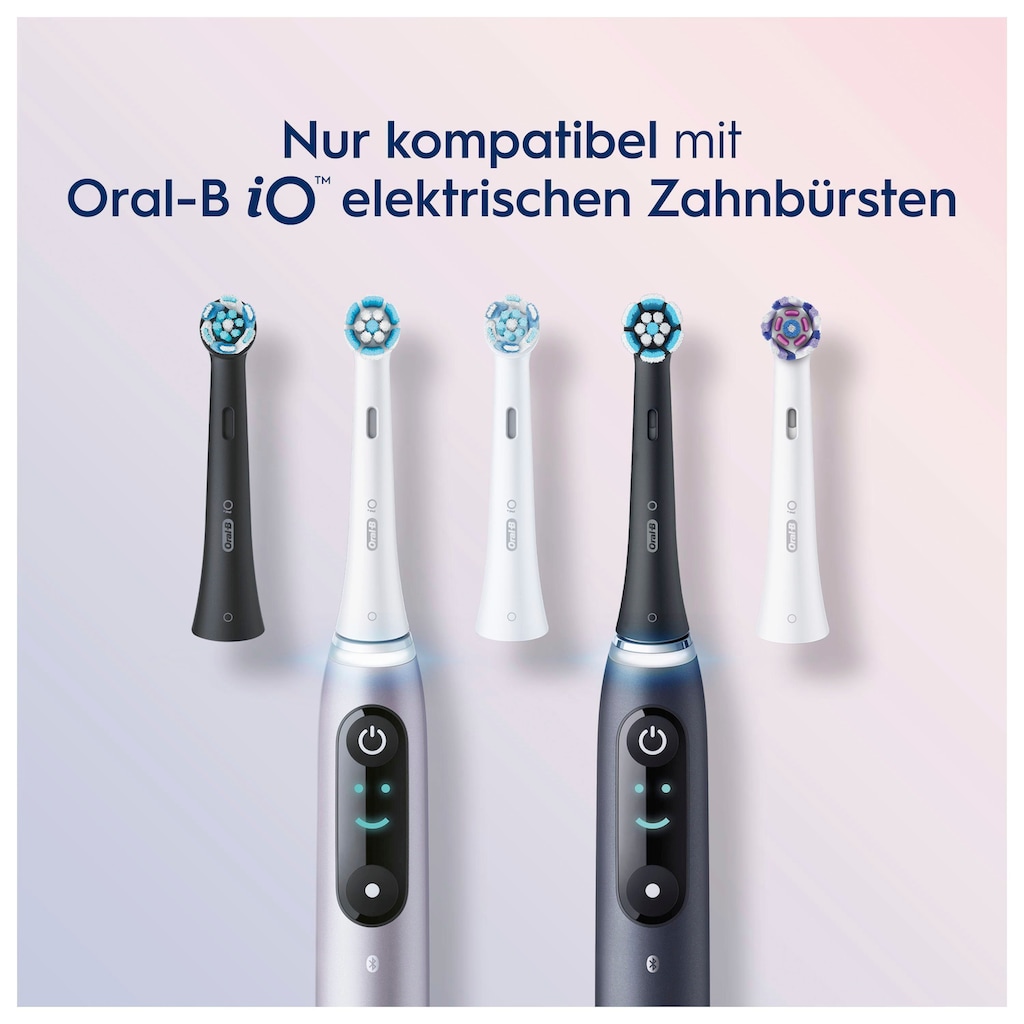 Oral-B Aufsteckbürste »iO«, (Sanfte Reinigung für elektrische Zahnbürste, 6 Stück)