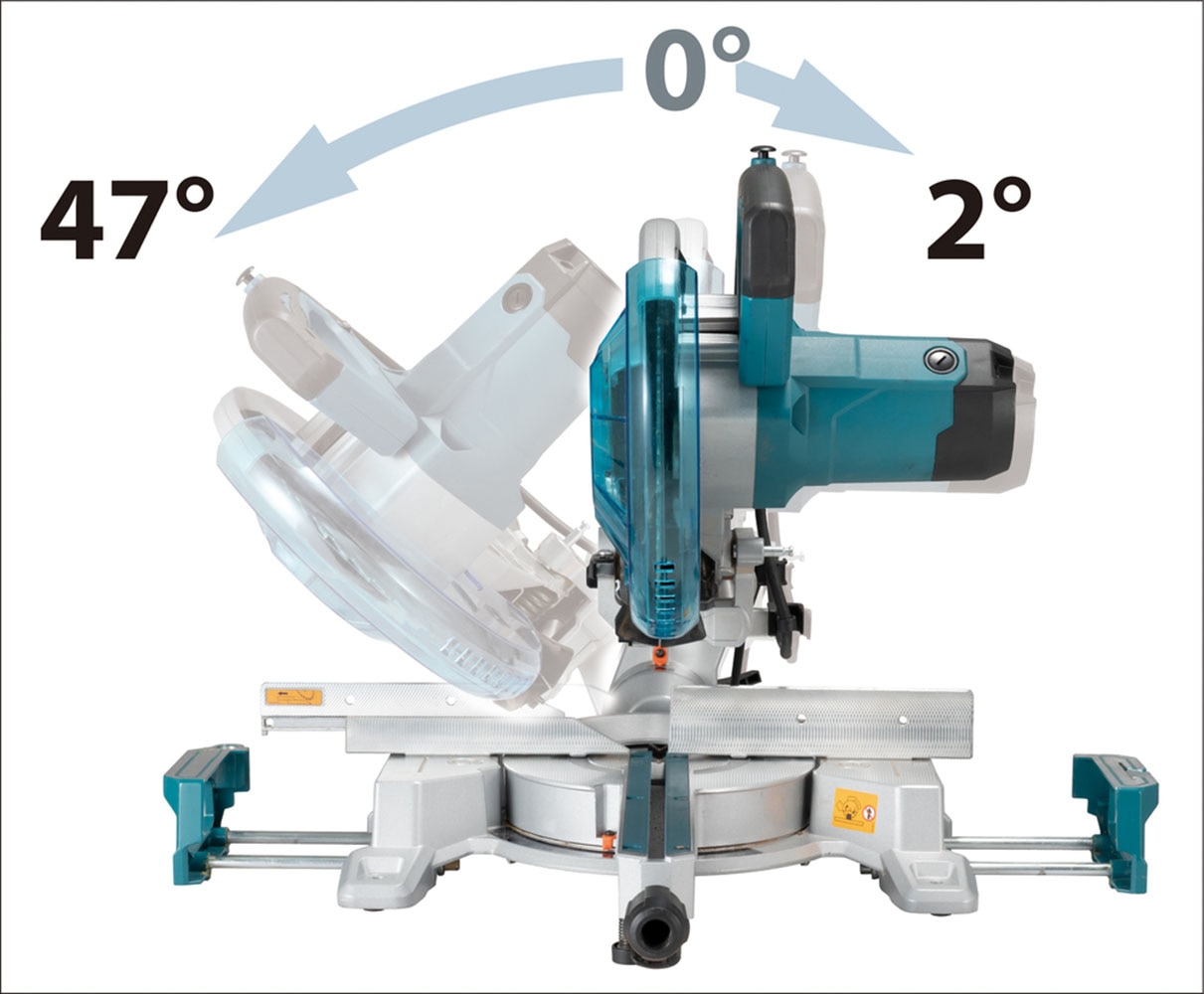 Makita Kapp- und Gehrungssäge »»LS1110F« 1.450 W, 260 mm,  4.500 min⁻¹« Kapp- und Gehrungssäge für präzise Schnitte bis 310 mm
