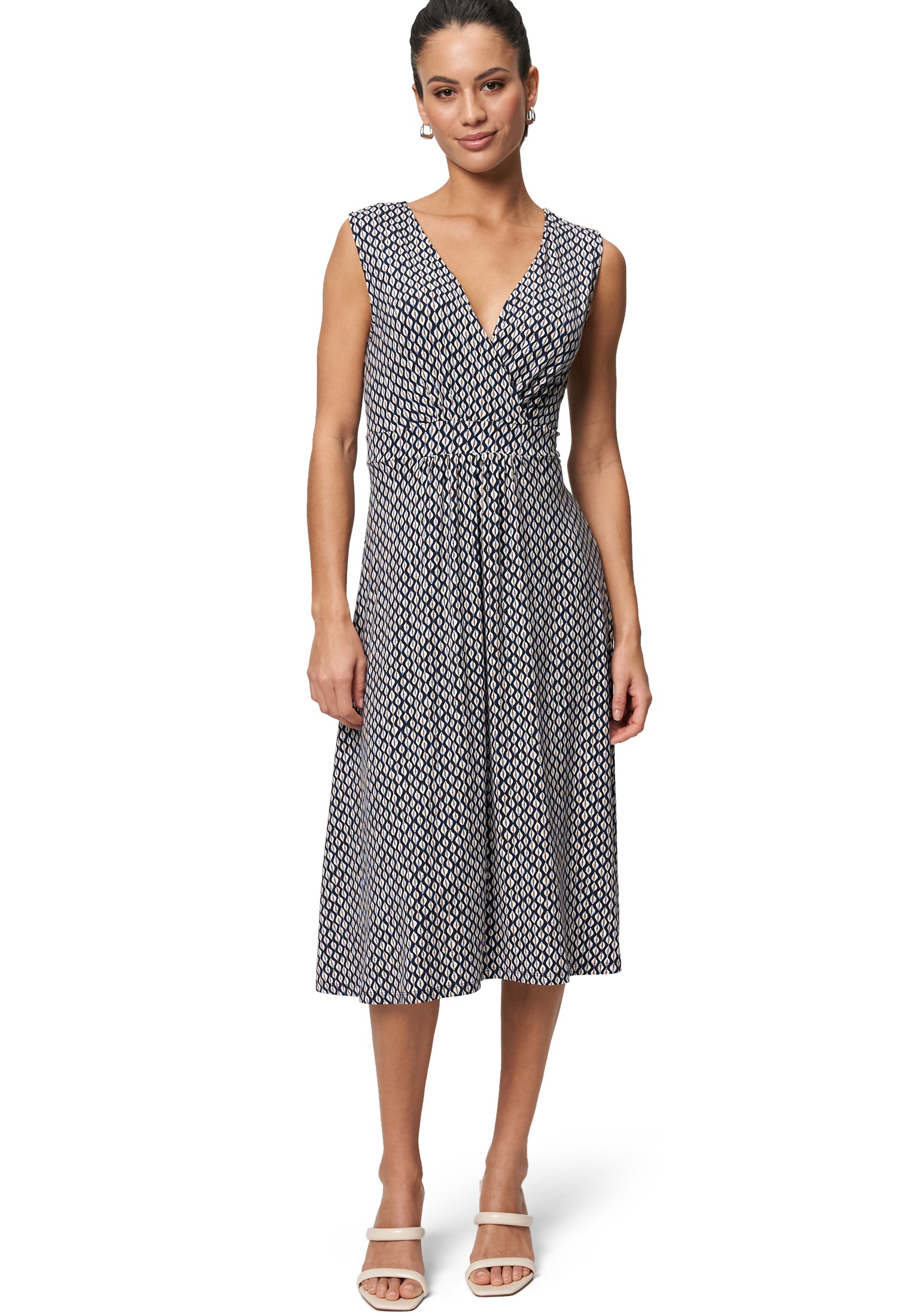 Zero Midikleid "zero Damen Sommerkleid Midikleid mit Wickeloptik", Wickelde günstig online kaufen