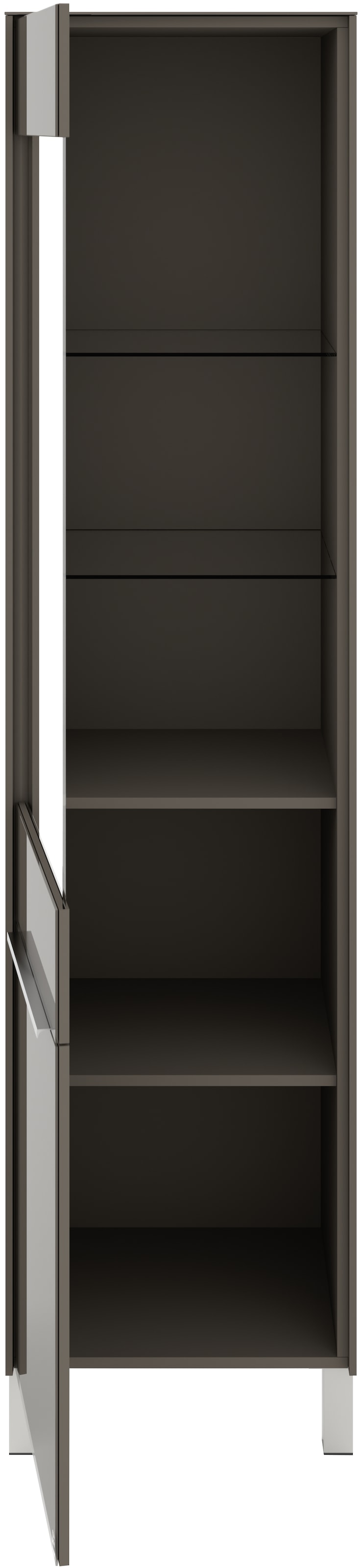 set one by Musterring Standvitrine »Reno« 1 Stk. tlg. Mit Vierkantfuß in diversen Farben, 197 cm Höhe & Farbauswahl