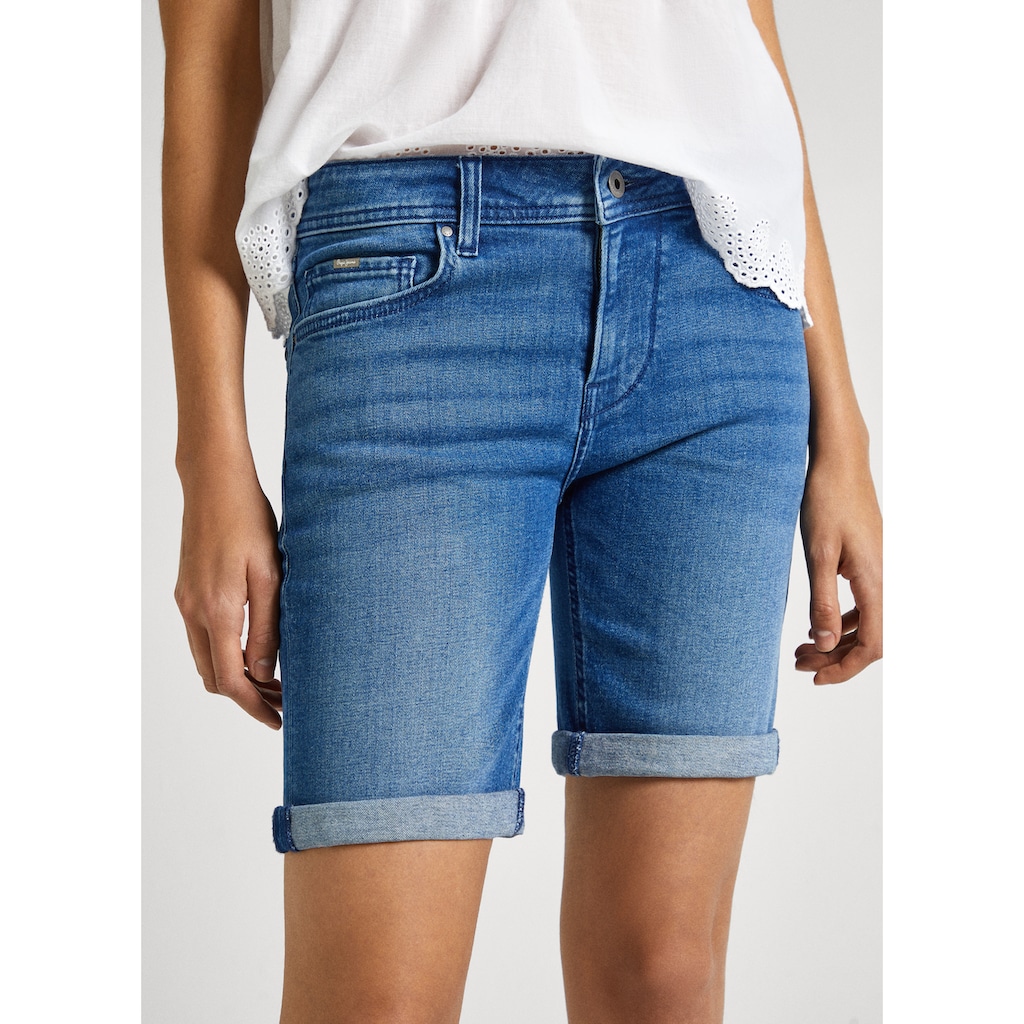 Pepe Jeans Slim-fit-Jeans »Shorts SLIM SHORT MW«