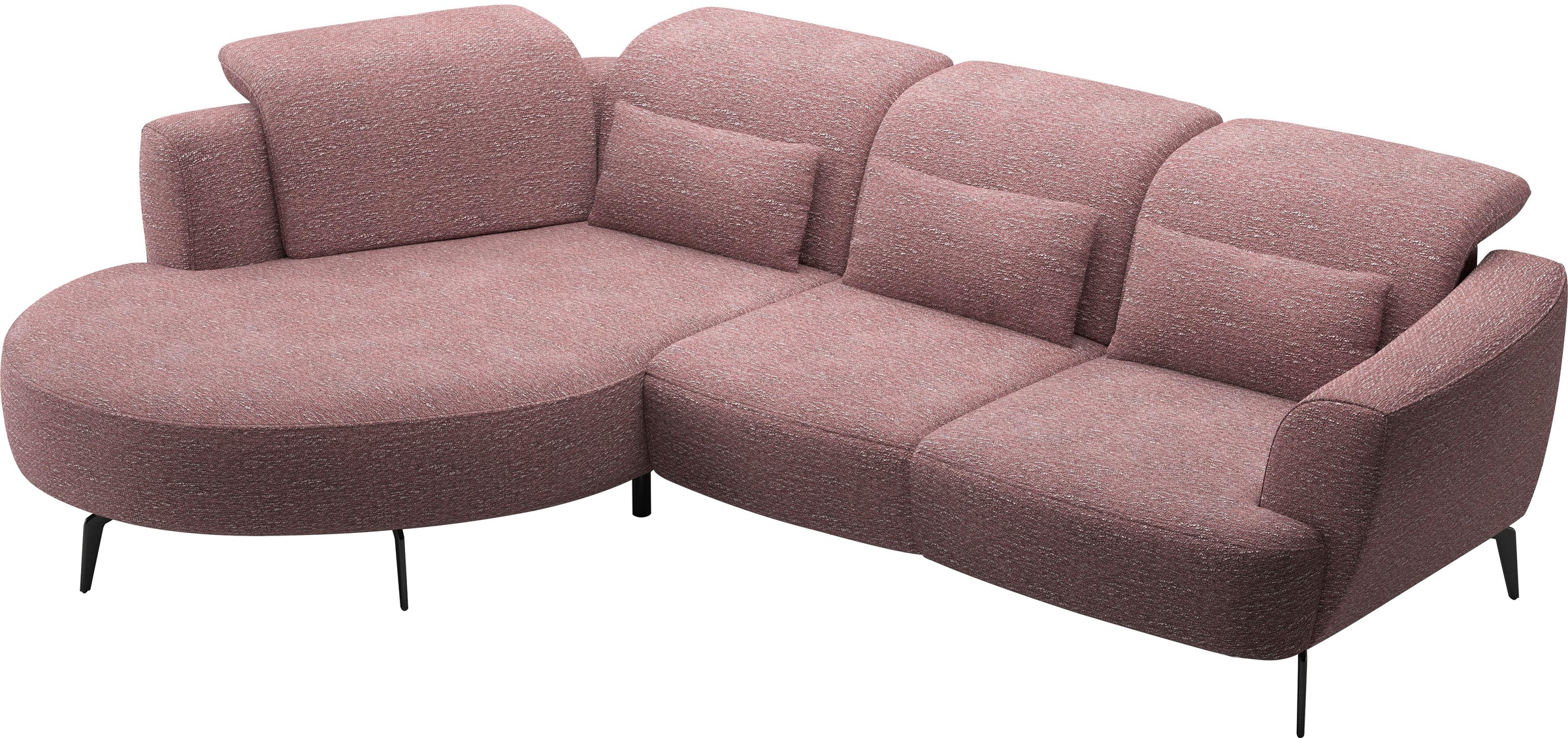 sit&more Ecksofa »Zoe«, ink.Sitztiefenverstellung, wahlweise mit Kopfteilverstellung